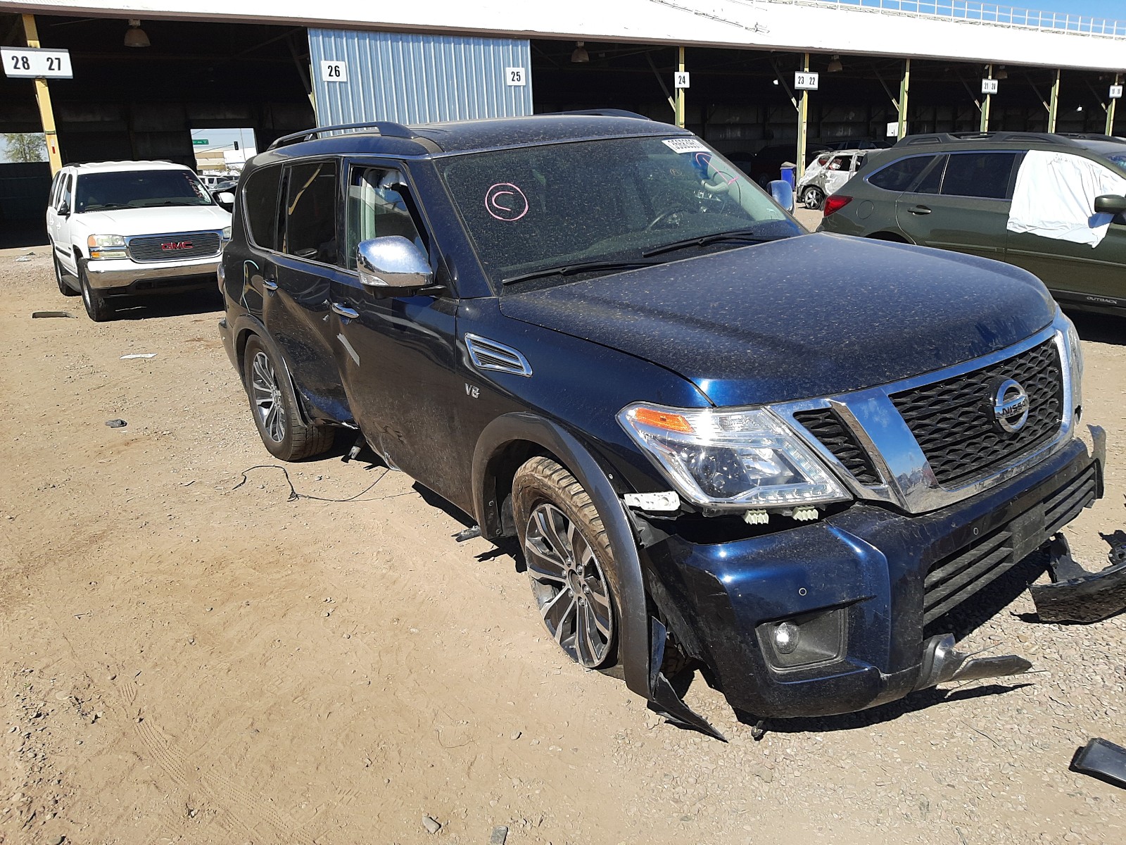 NISSAN ARMADA SV 2020 jn8ay2ncxl9615719