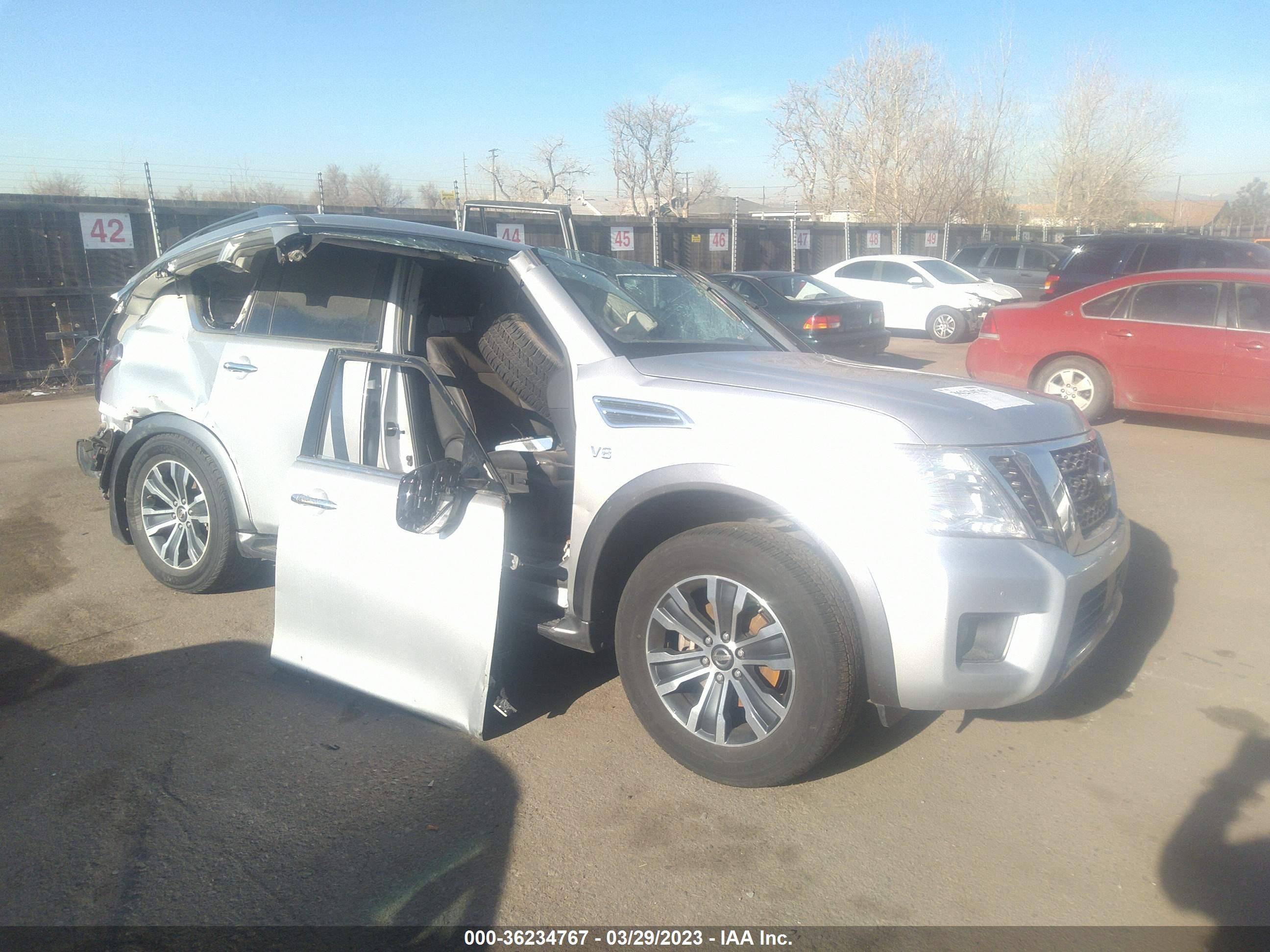 NISSAN ARMADA 2020 jn8ay2nd0l9107624