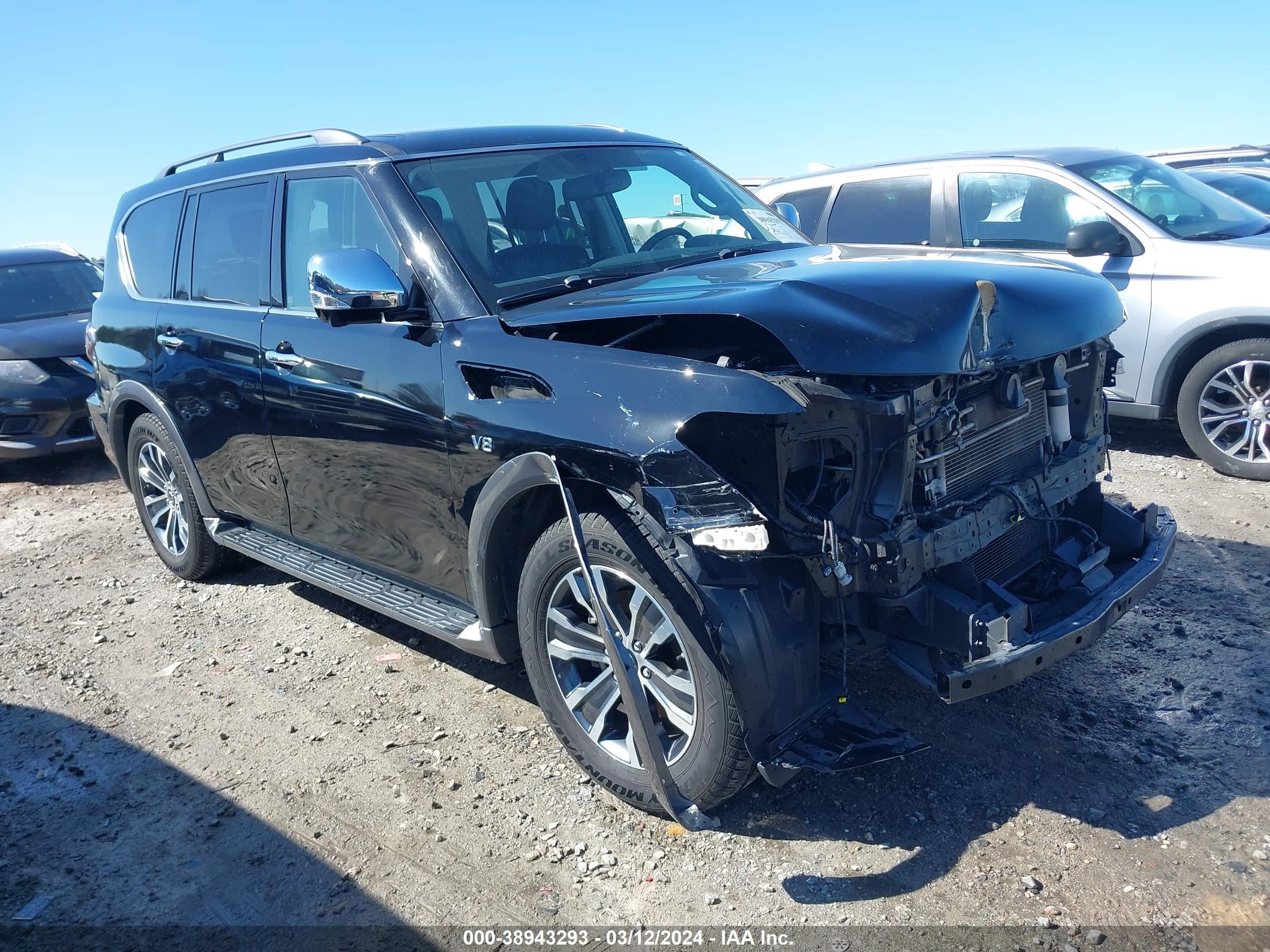 NISSAN ARMADA 2020 jn8ay2nd1l9109737