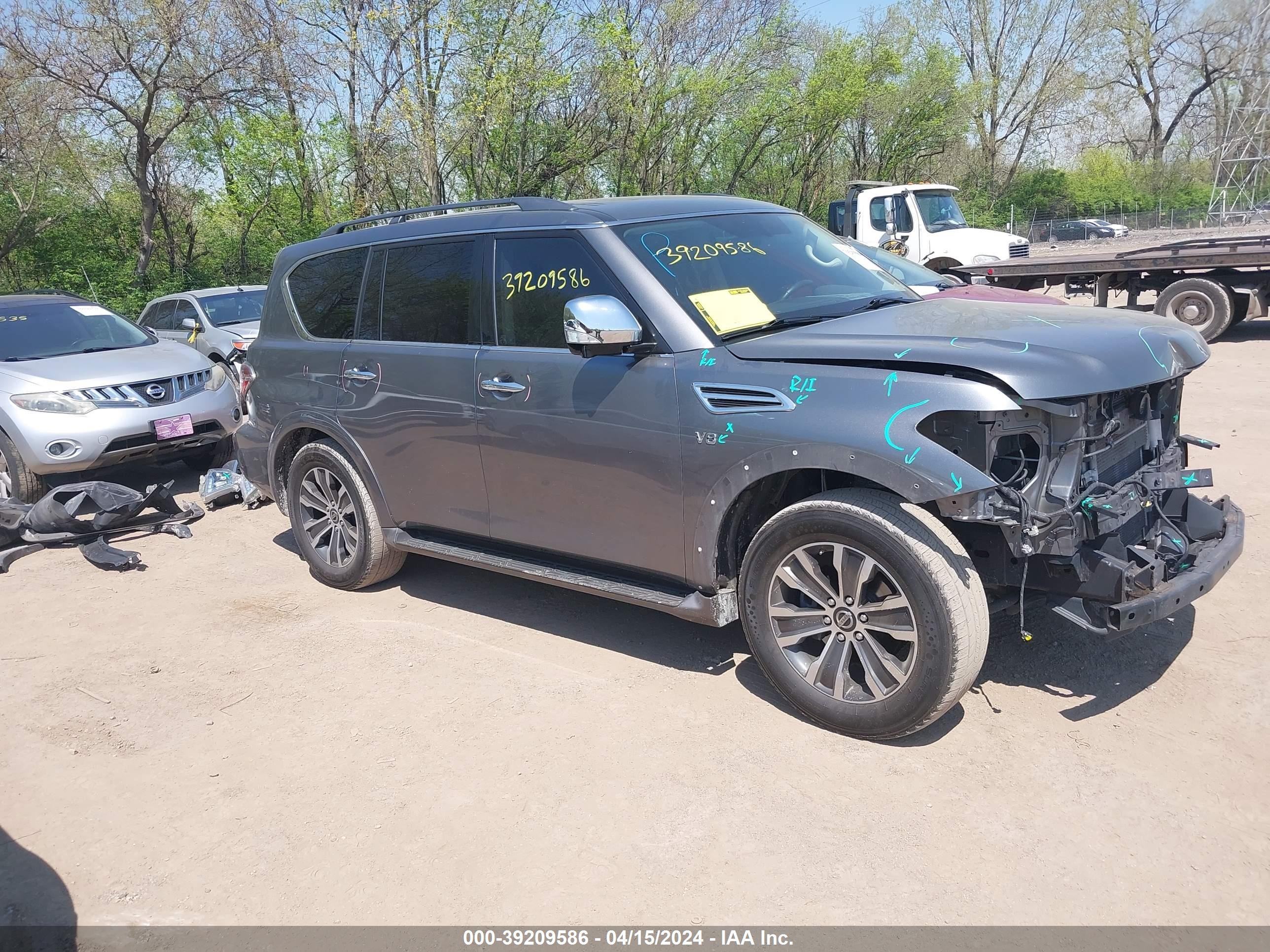 NISSAN ARMADA 2020 jn8ay2nd3l9108850