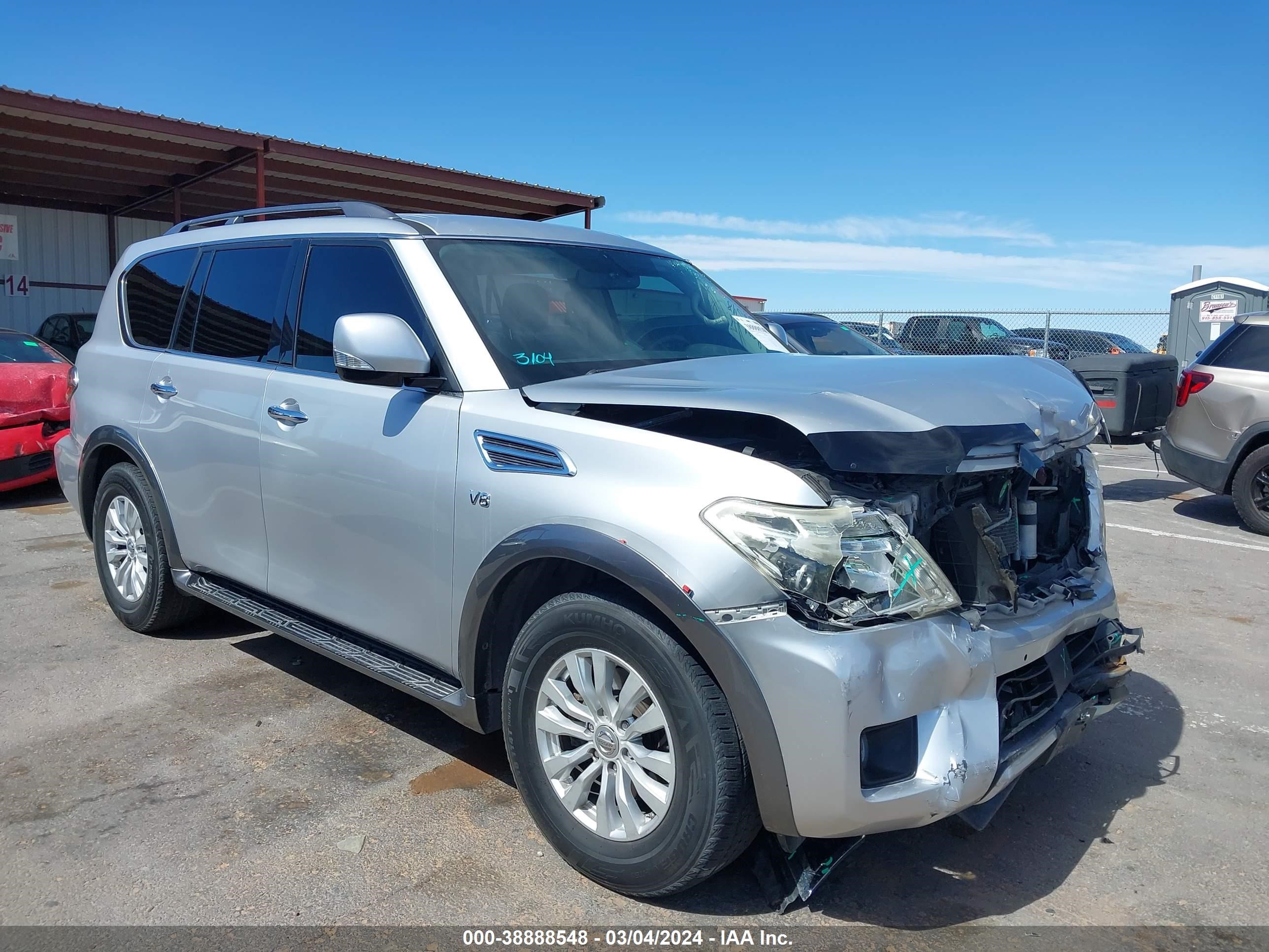 NISSAN ARMADA 2017 jn8ay2nd5h9003167