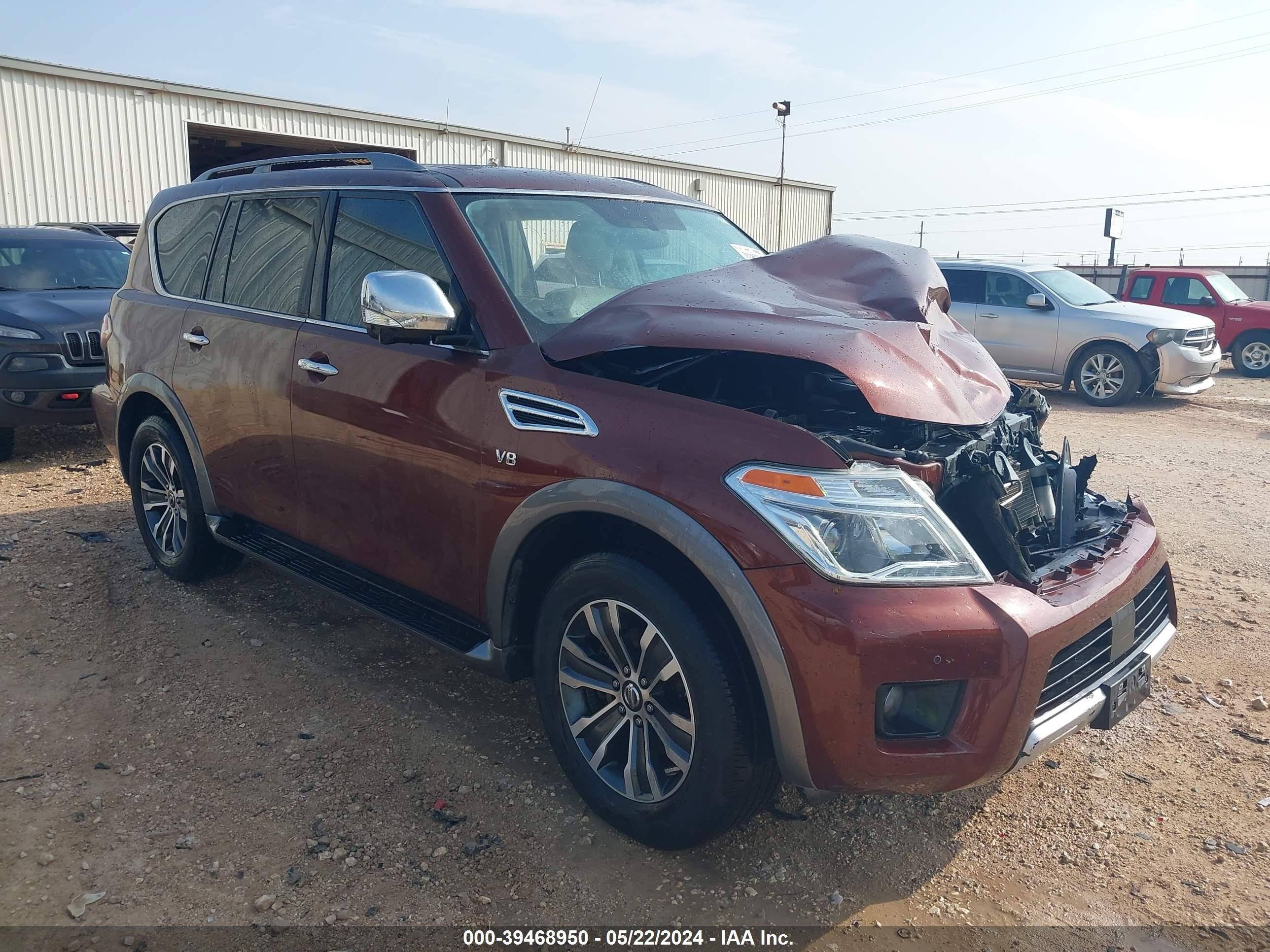 NISSAN ARMADA 2018 jn8ay2nd8j9054698