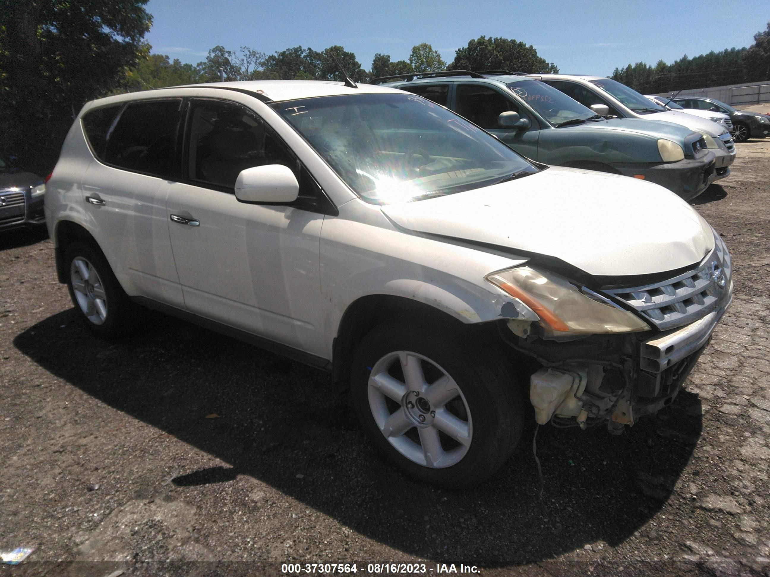 NISSAN MURANO 2004 jn8az08t04w209058