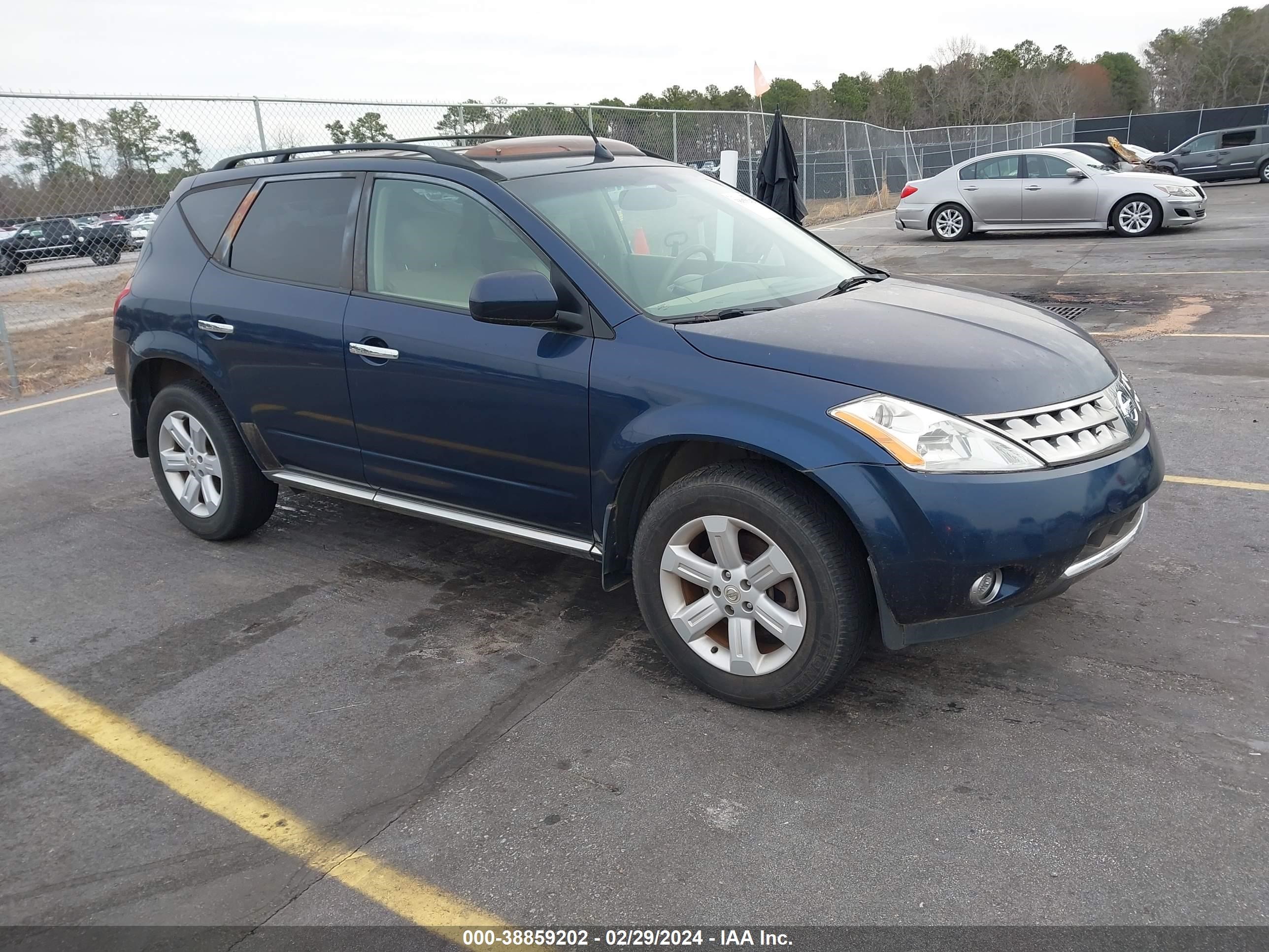 NISSAN MURANO 2006 jn8az08t06w429058