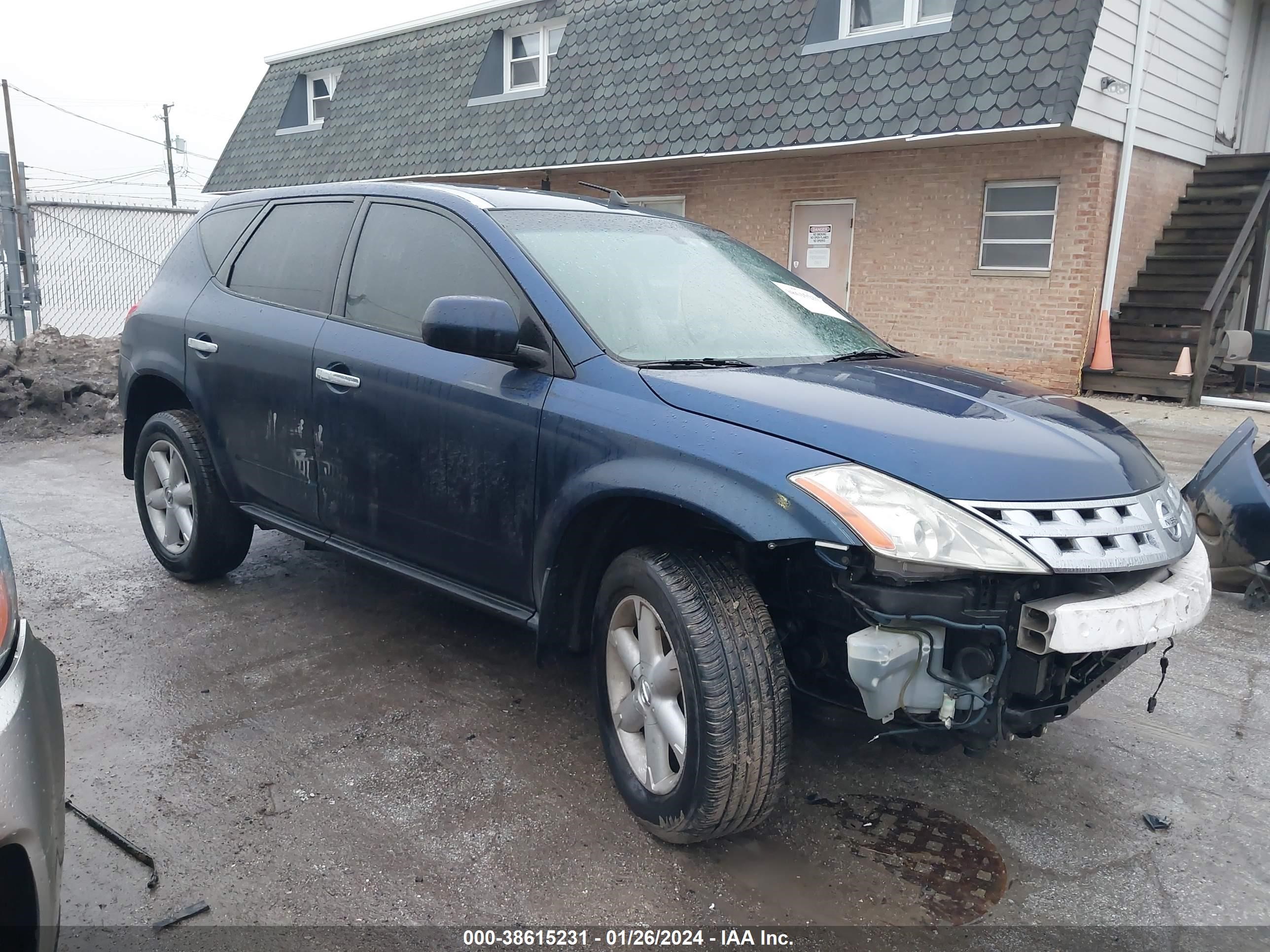 NISSAN MURANO 2003 jn8az08t13w120467