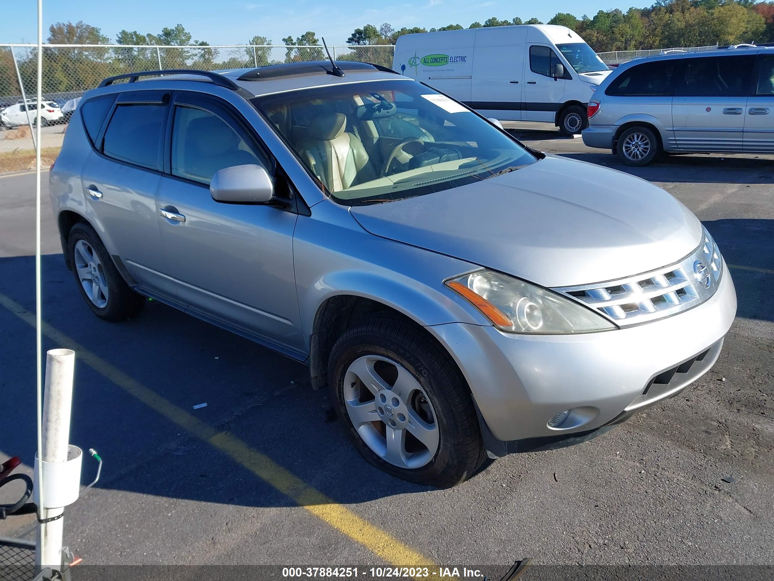 NISSAN MURANO 2004 jn8az08t14w208338