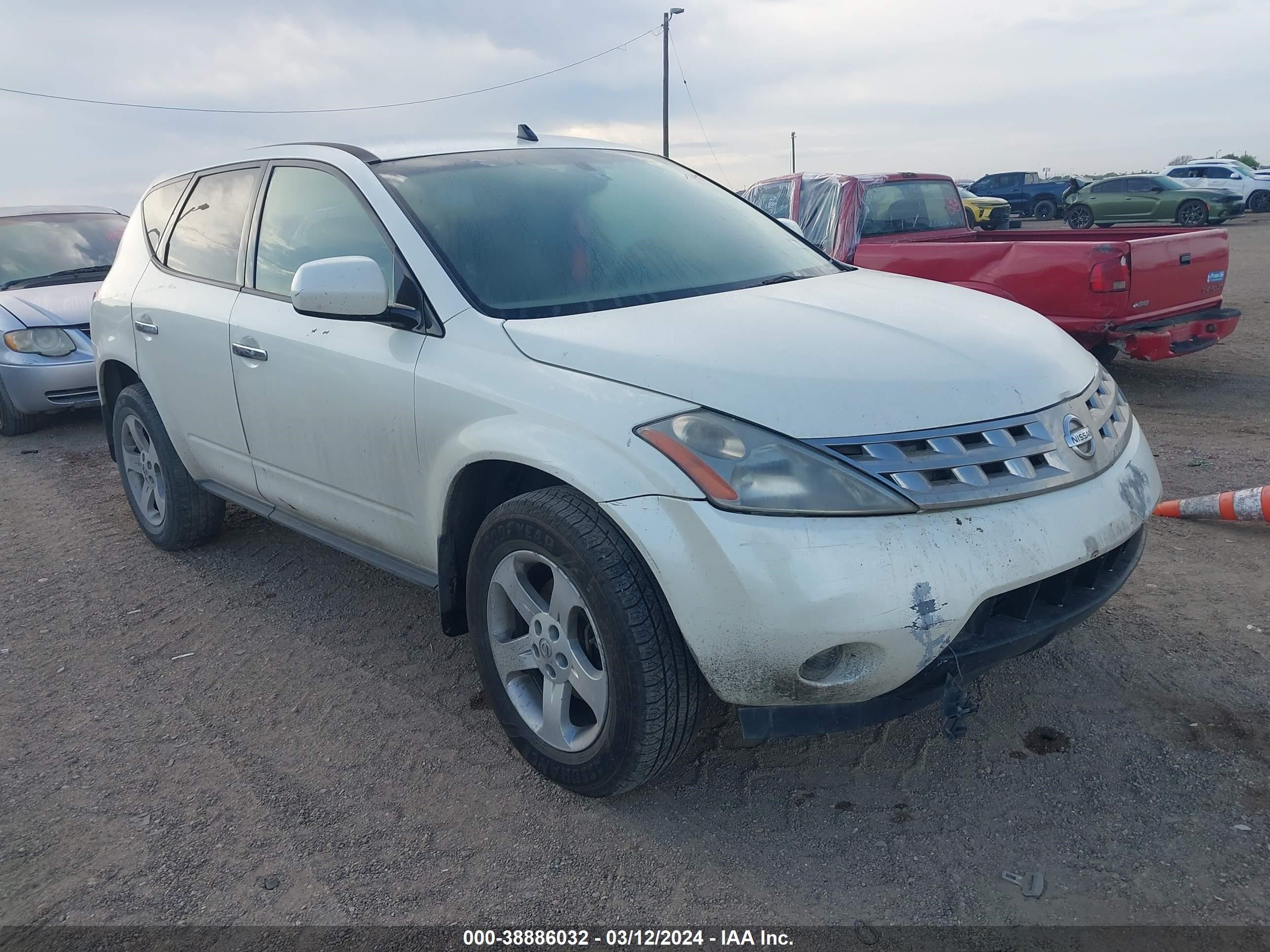 NISSAN MURANO 2005 jn8az08t15w318310