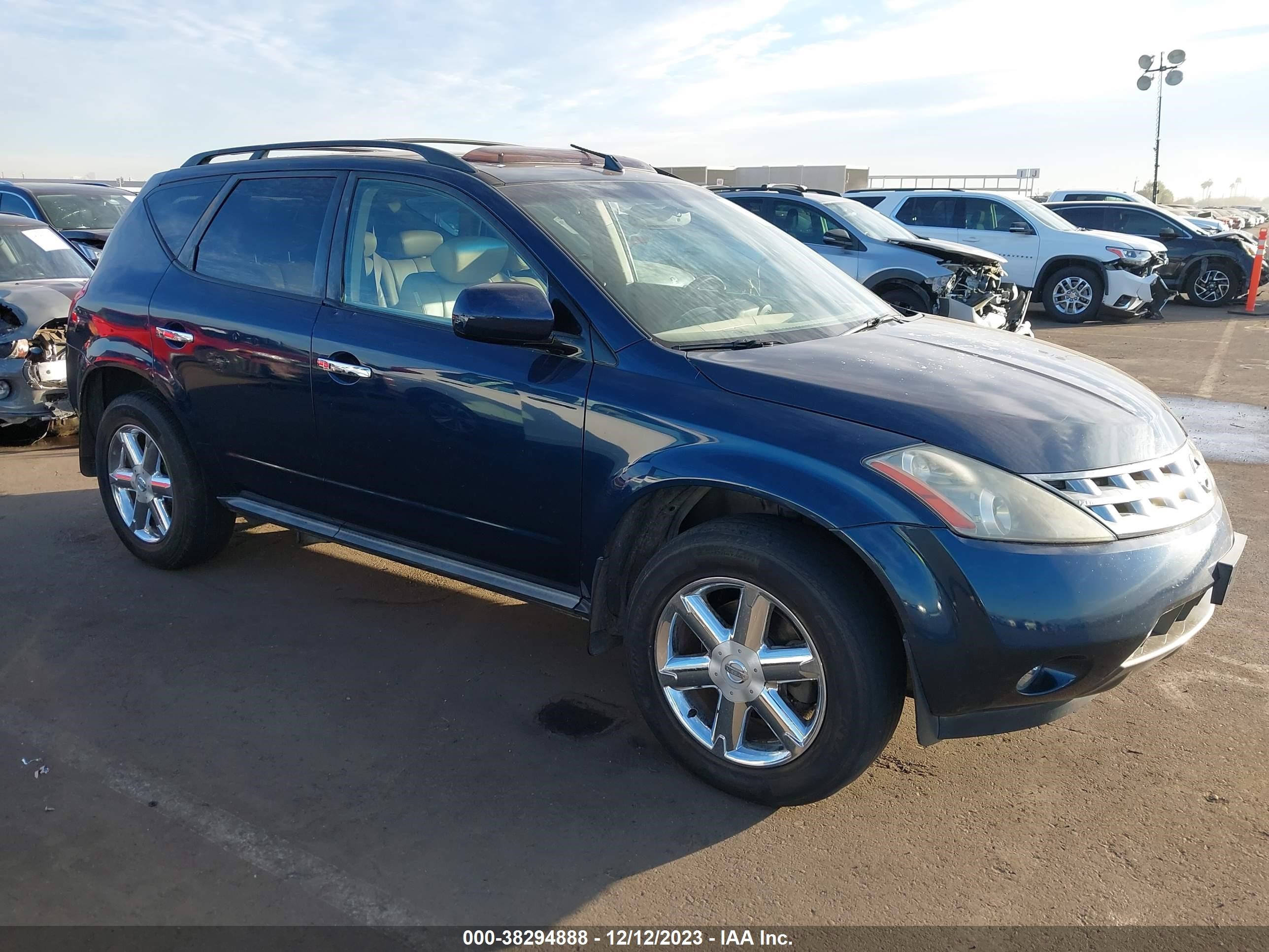 NISSAN MURANO 2005 jn8az08t15w325144