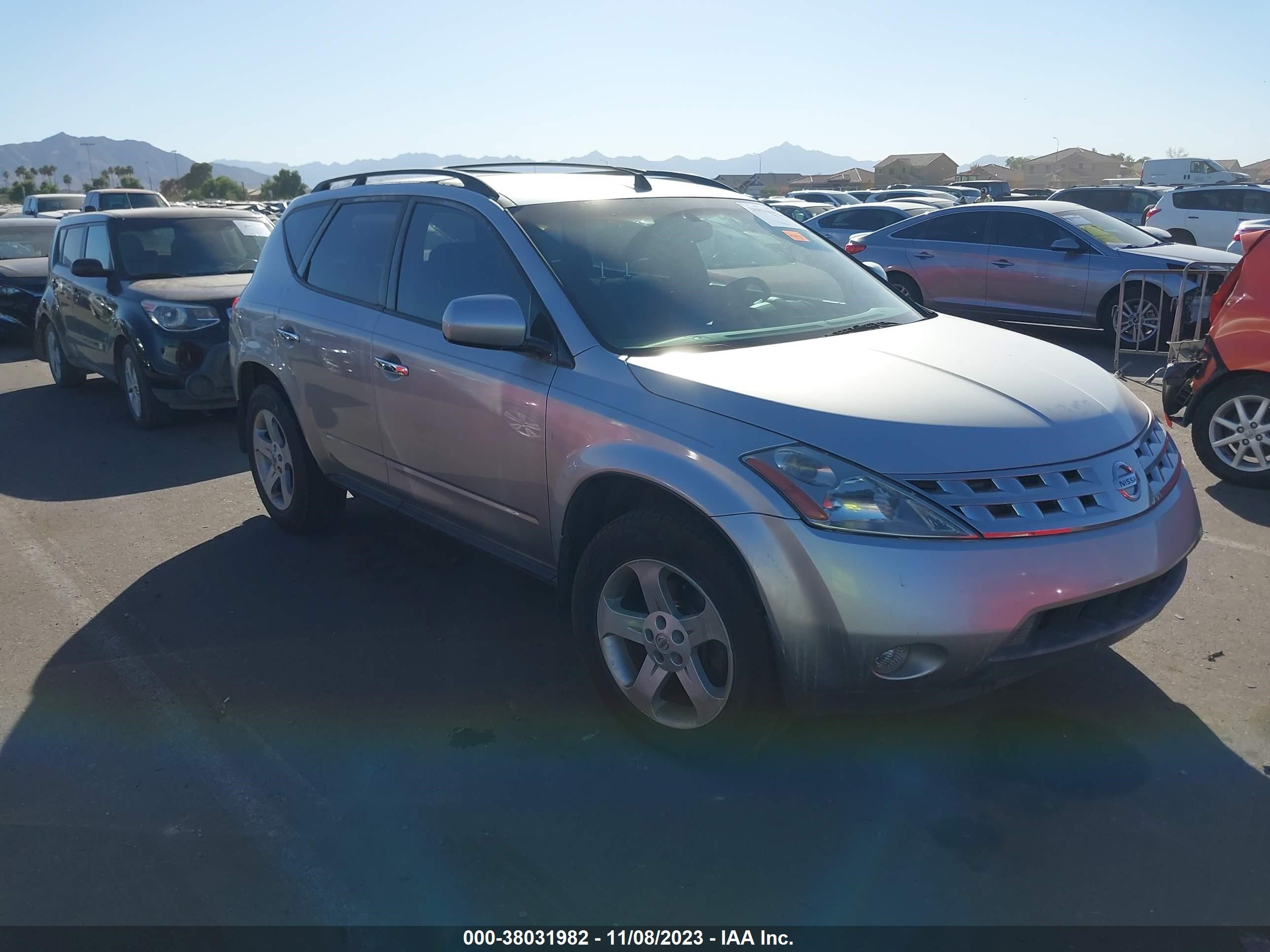 NISSAN MURANO 2004 jn8az08t24w216786