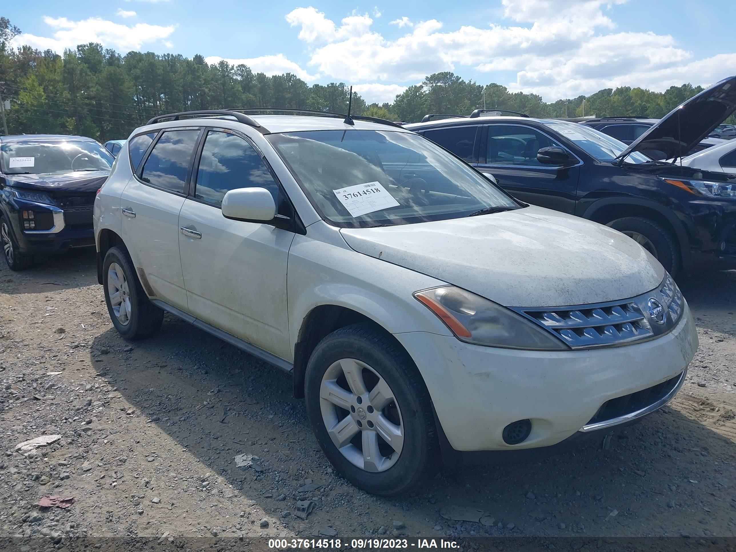 NISSAN MURANO 2007 jn8az08t27w505610