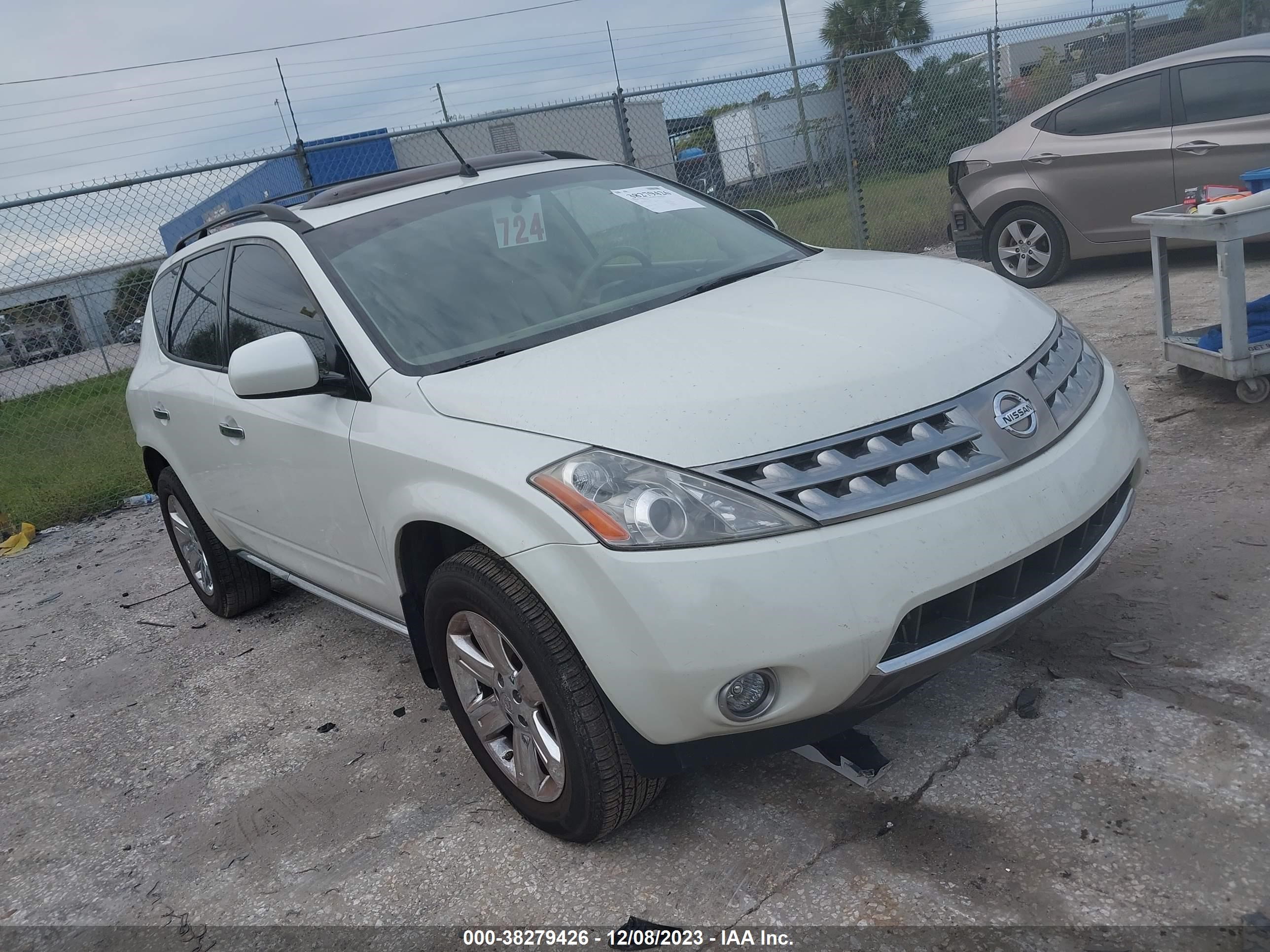 NISSAN MURANO 2007 jn8az08t27w507423