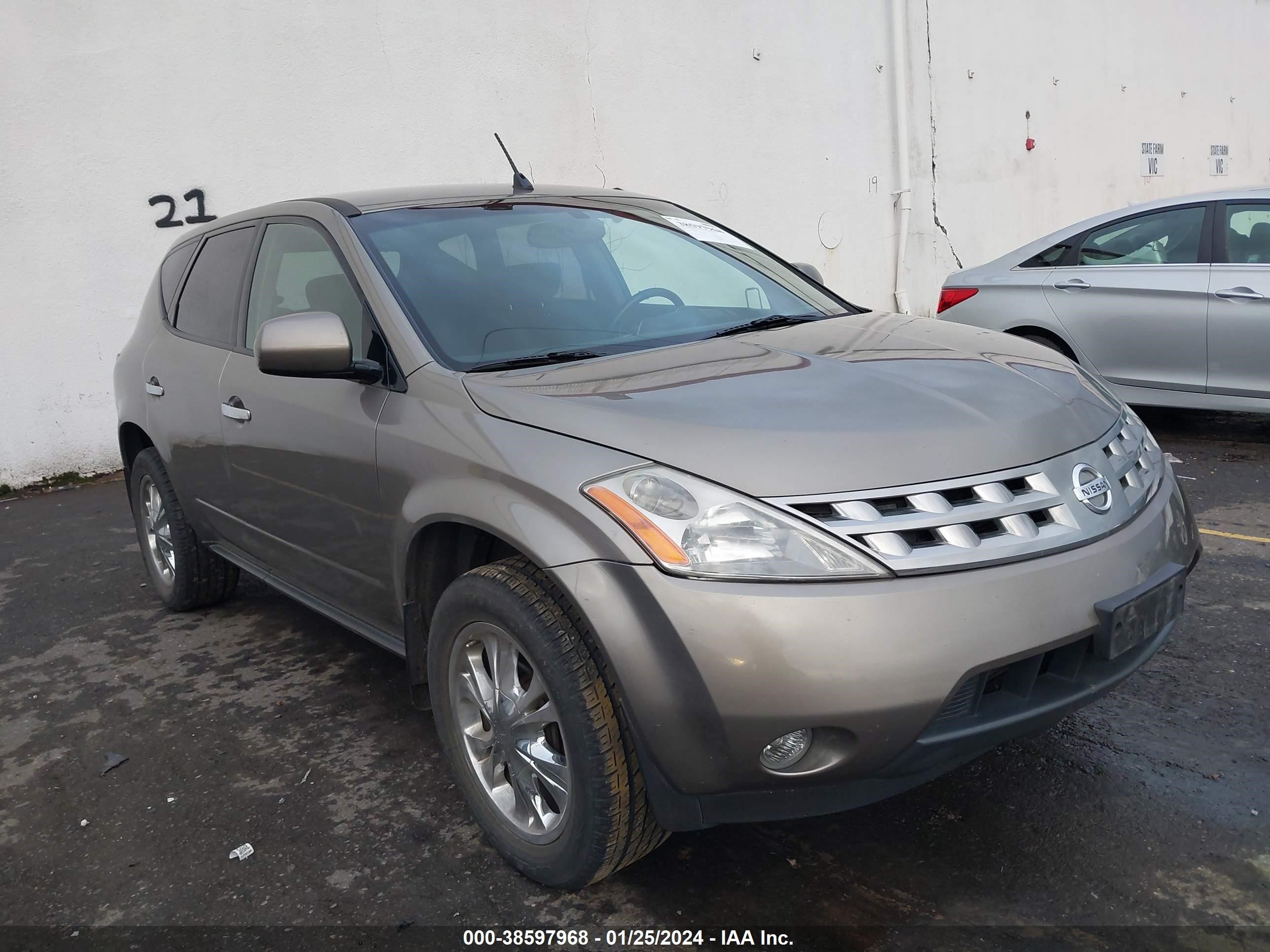 NISSAN MURANO 2004 jn8az08t34w208972