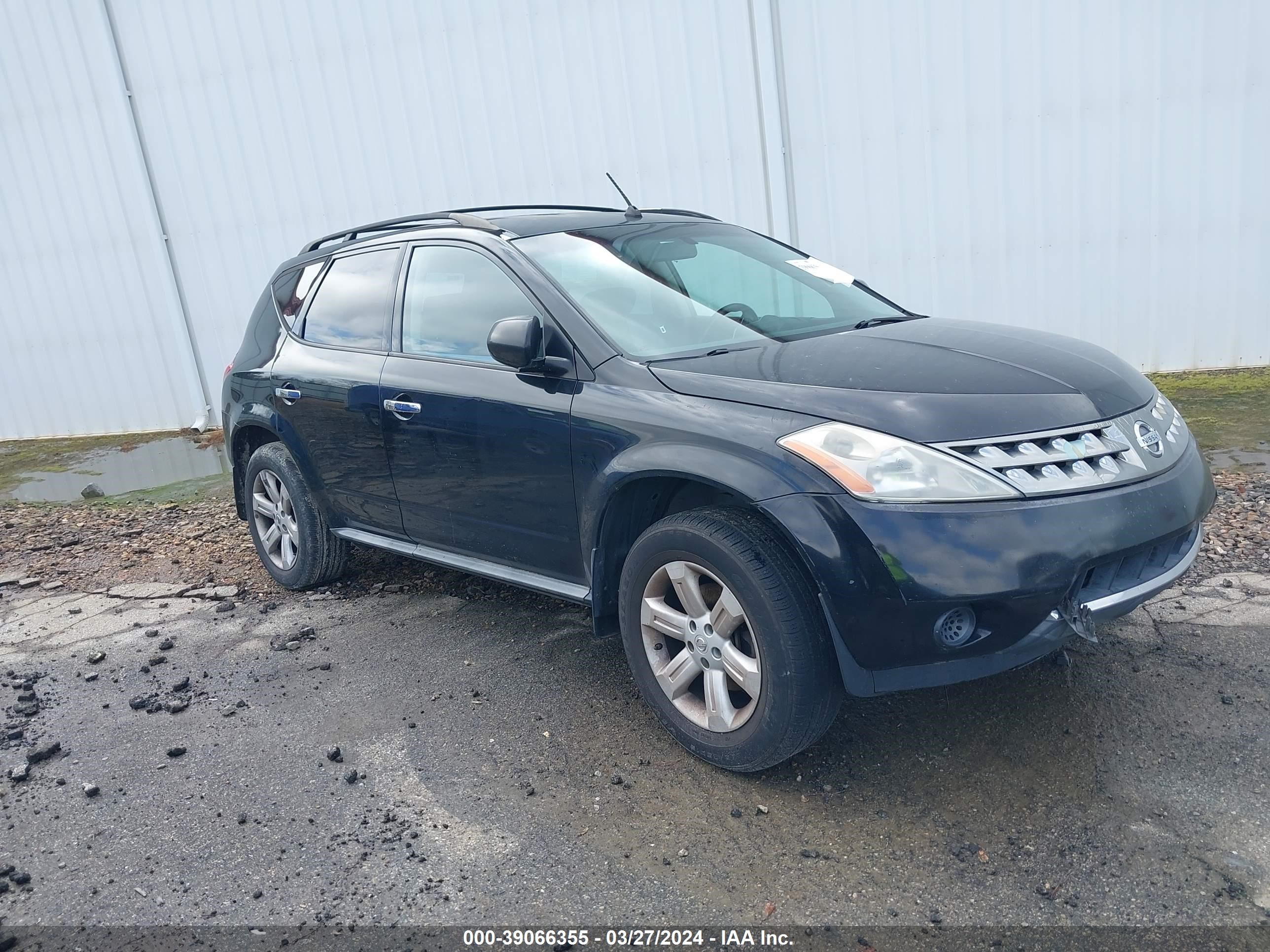 NISSAN MURANO 2007 jn8az08t37w503476