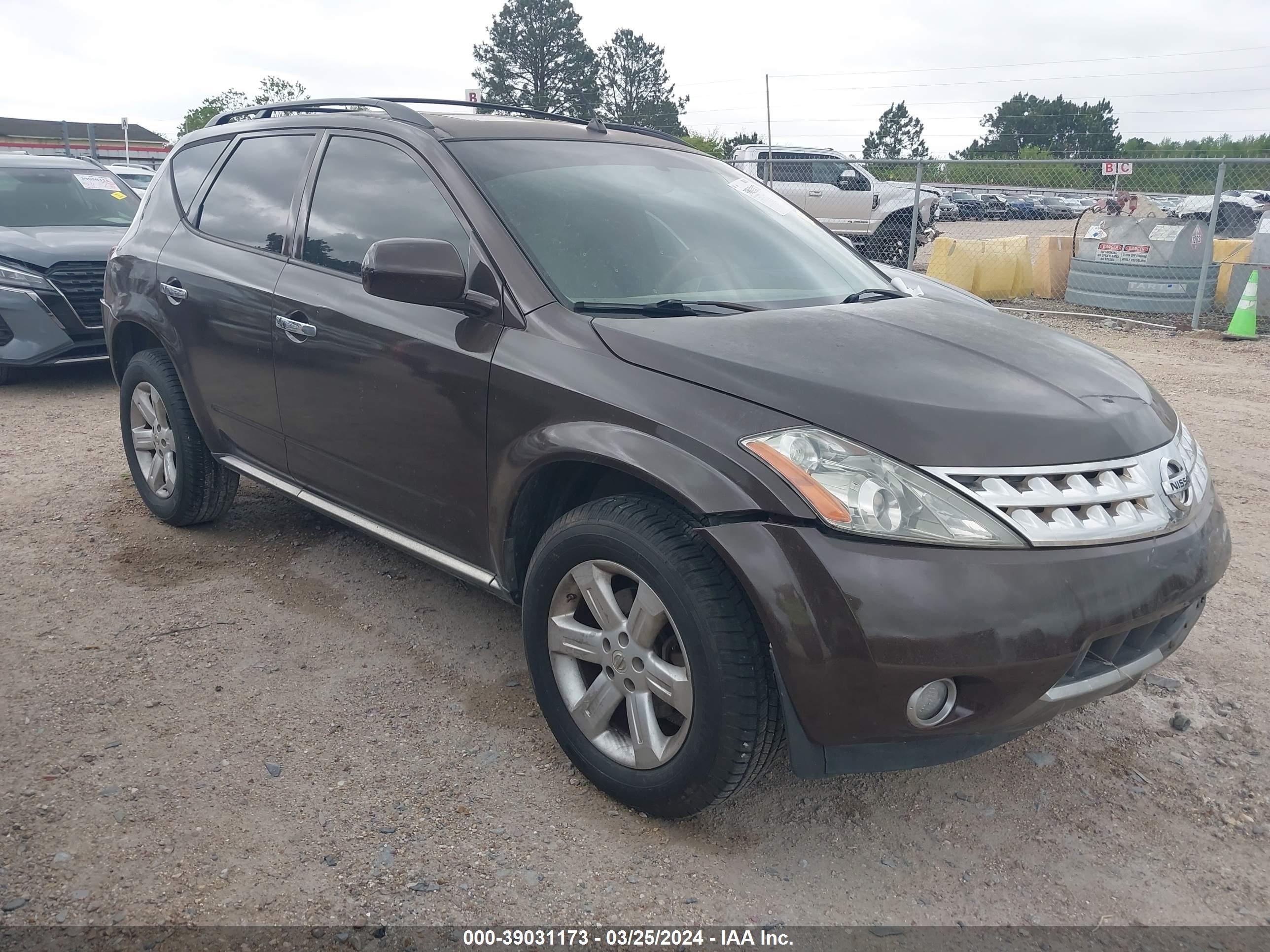 NISSAN MURANO 2007 jn8az08t37w506832