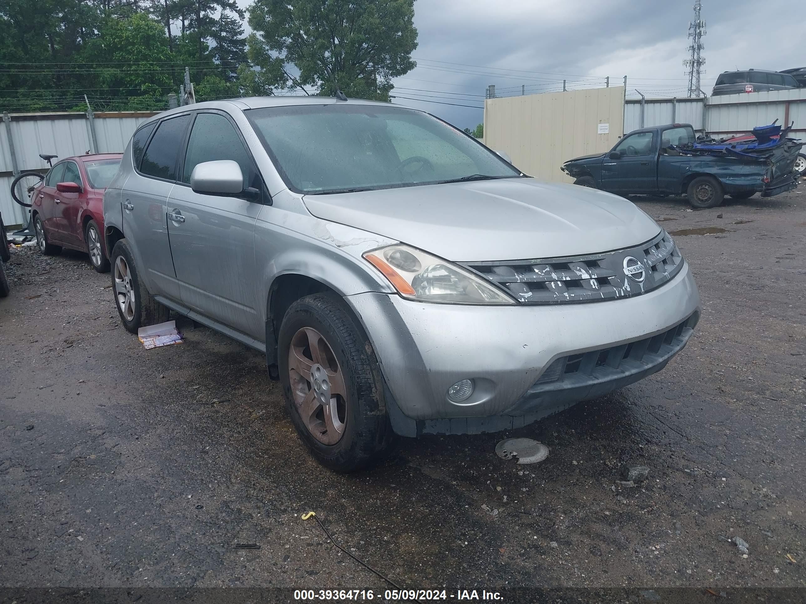 NISSAN MURANO 2003 jn8az08t43w112962