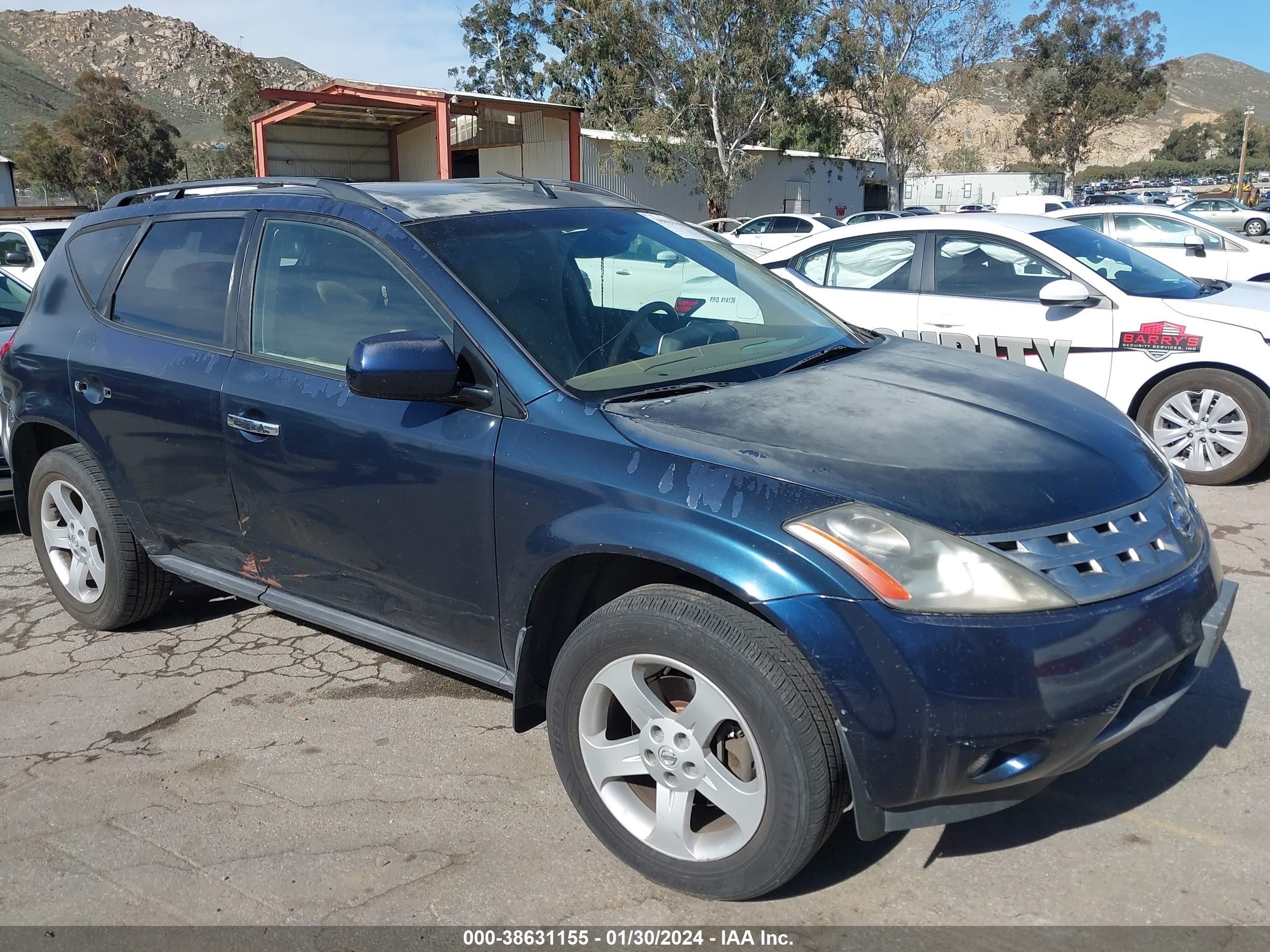 NISSAN MURANO 2005 jn8az08t45w306247