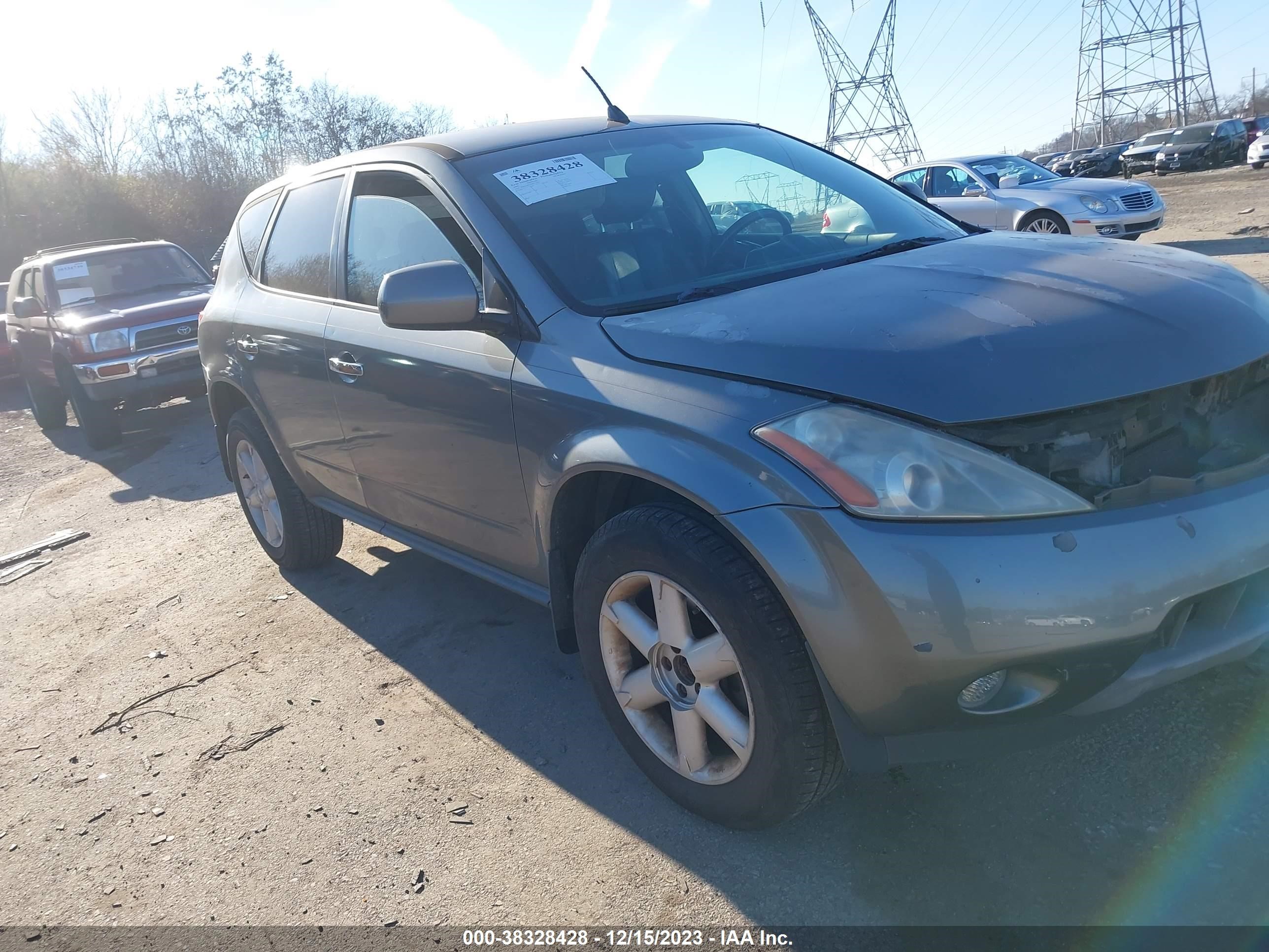 NISSAN MURANO 2005 jn8az08t55w311022