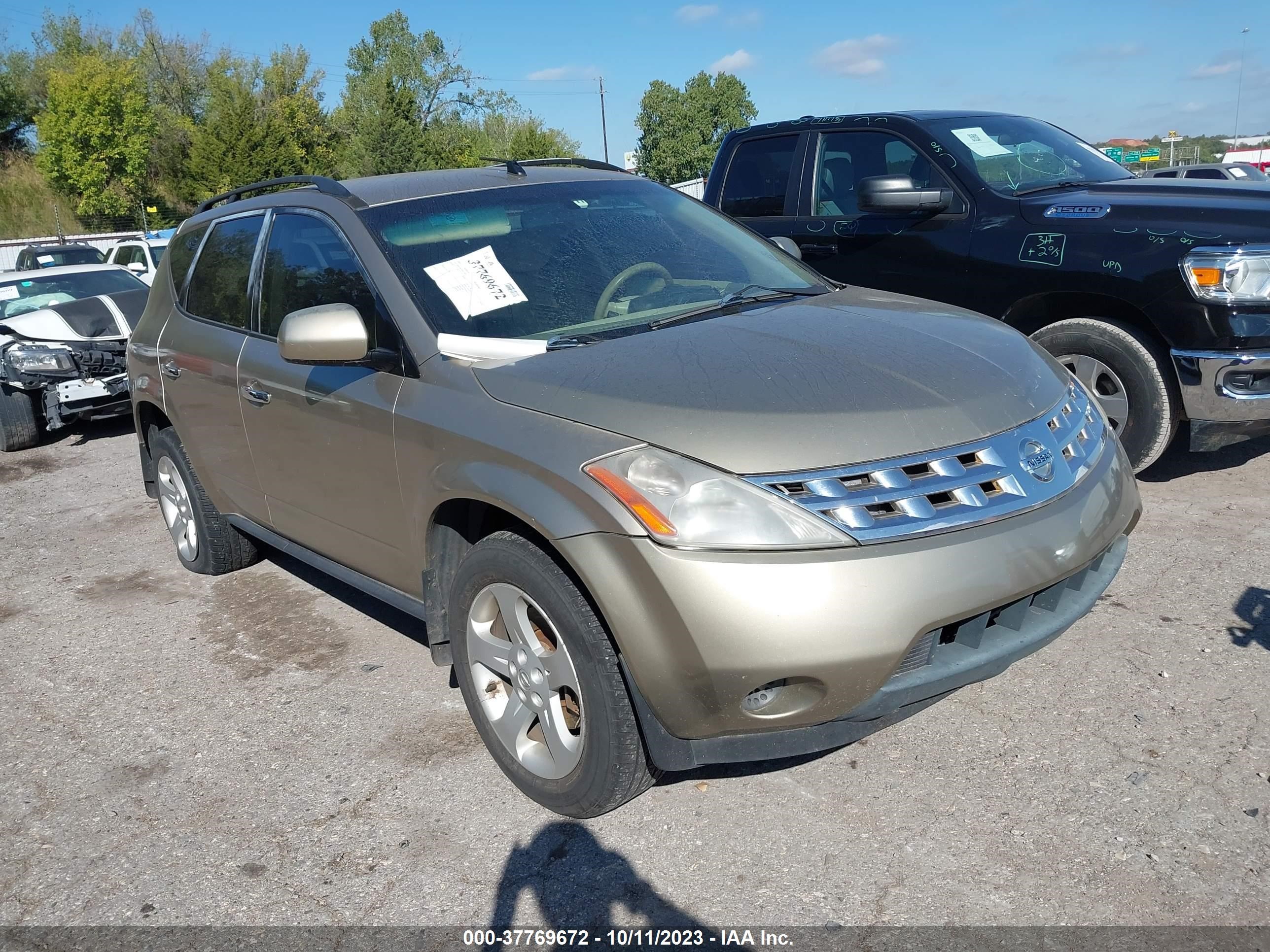 NISSAN MURANO 2005 jn8az08t55w311960