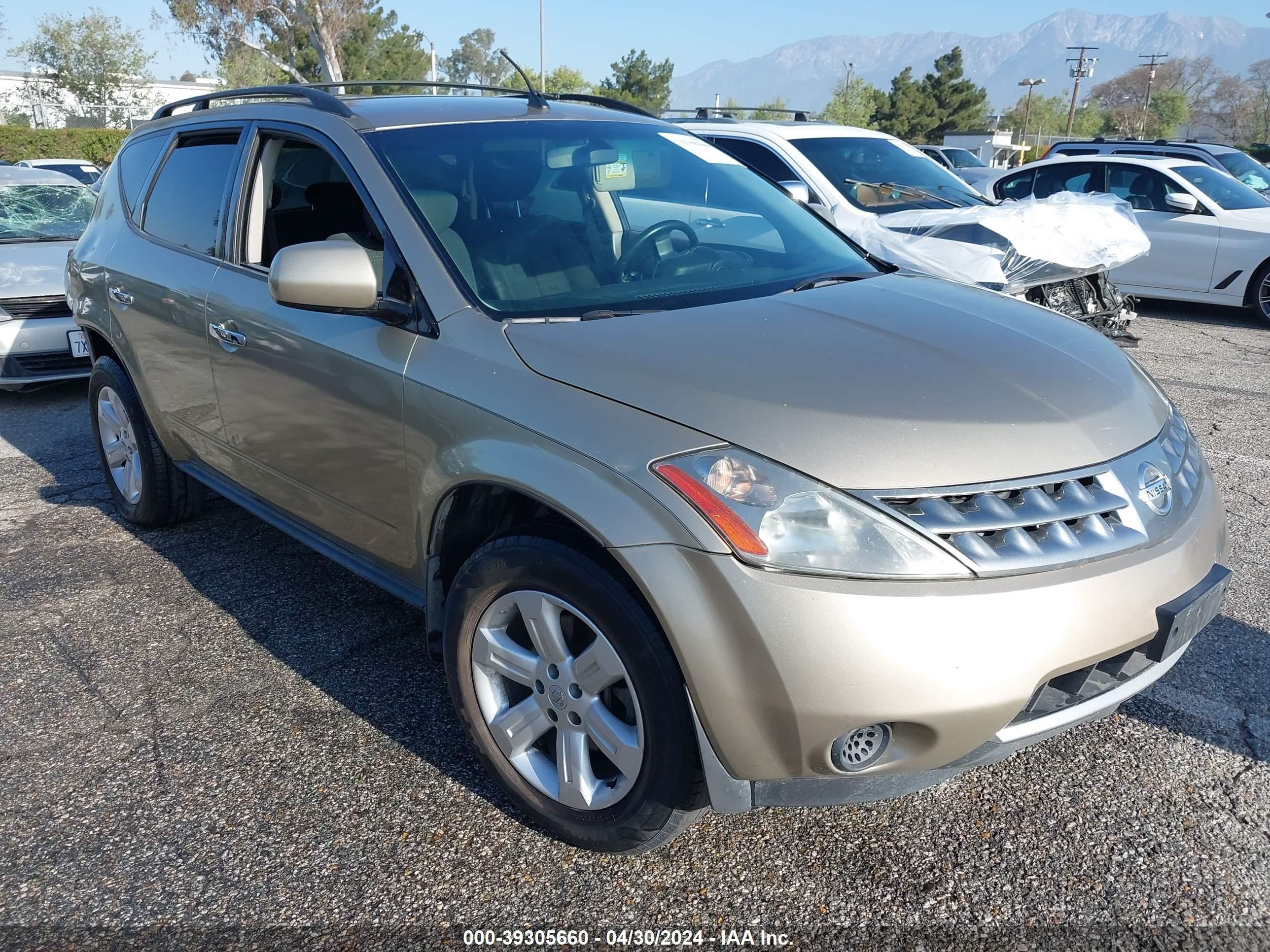 NISSAN MURANO 2006 jn8az08t56w405158