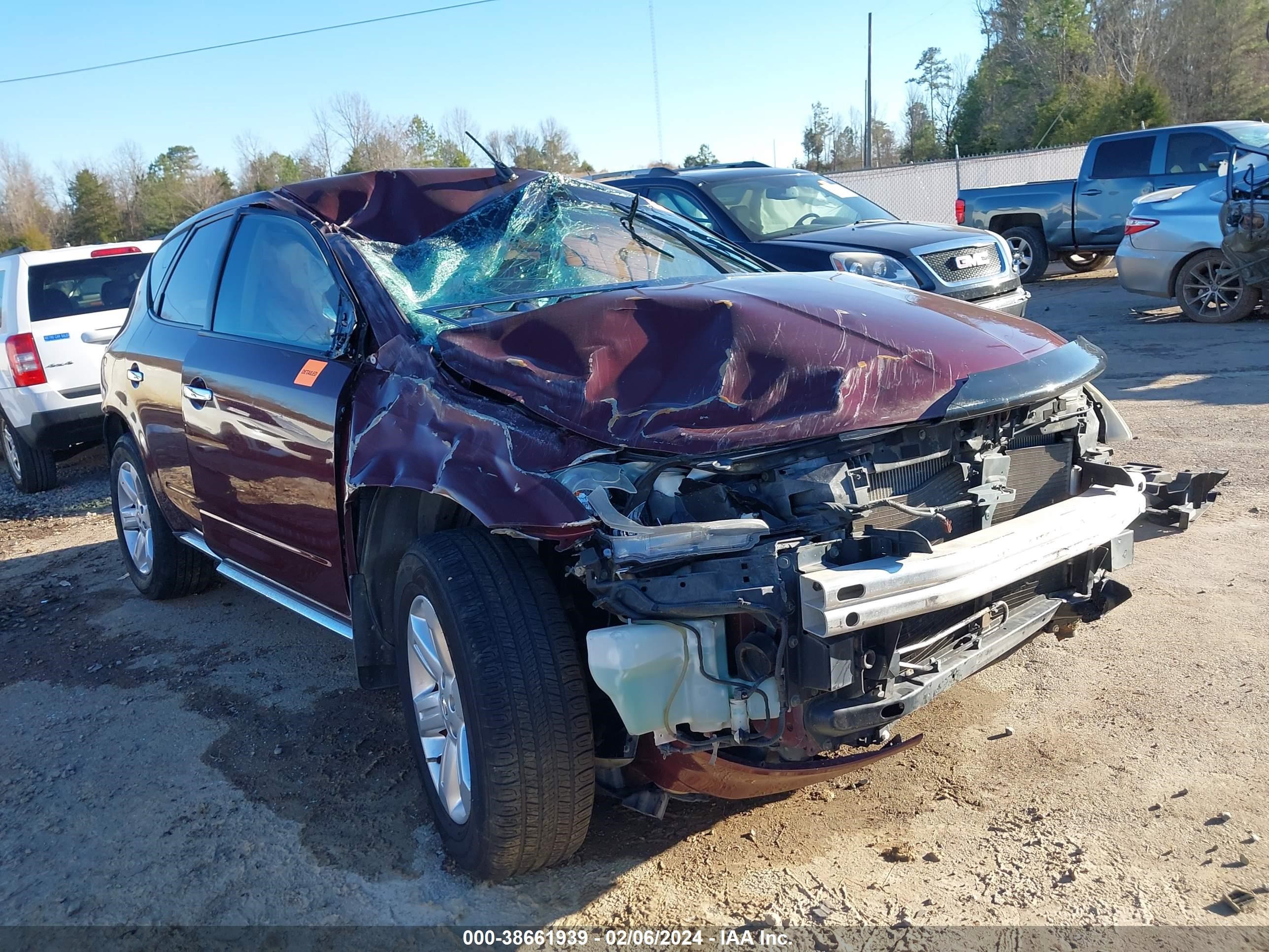 NISSAN MURANO 2006 jn8az08t56w407721