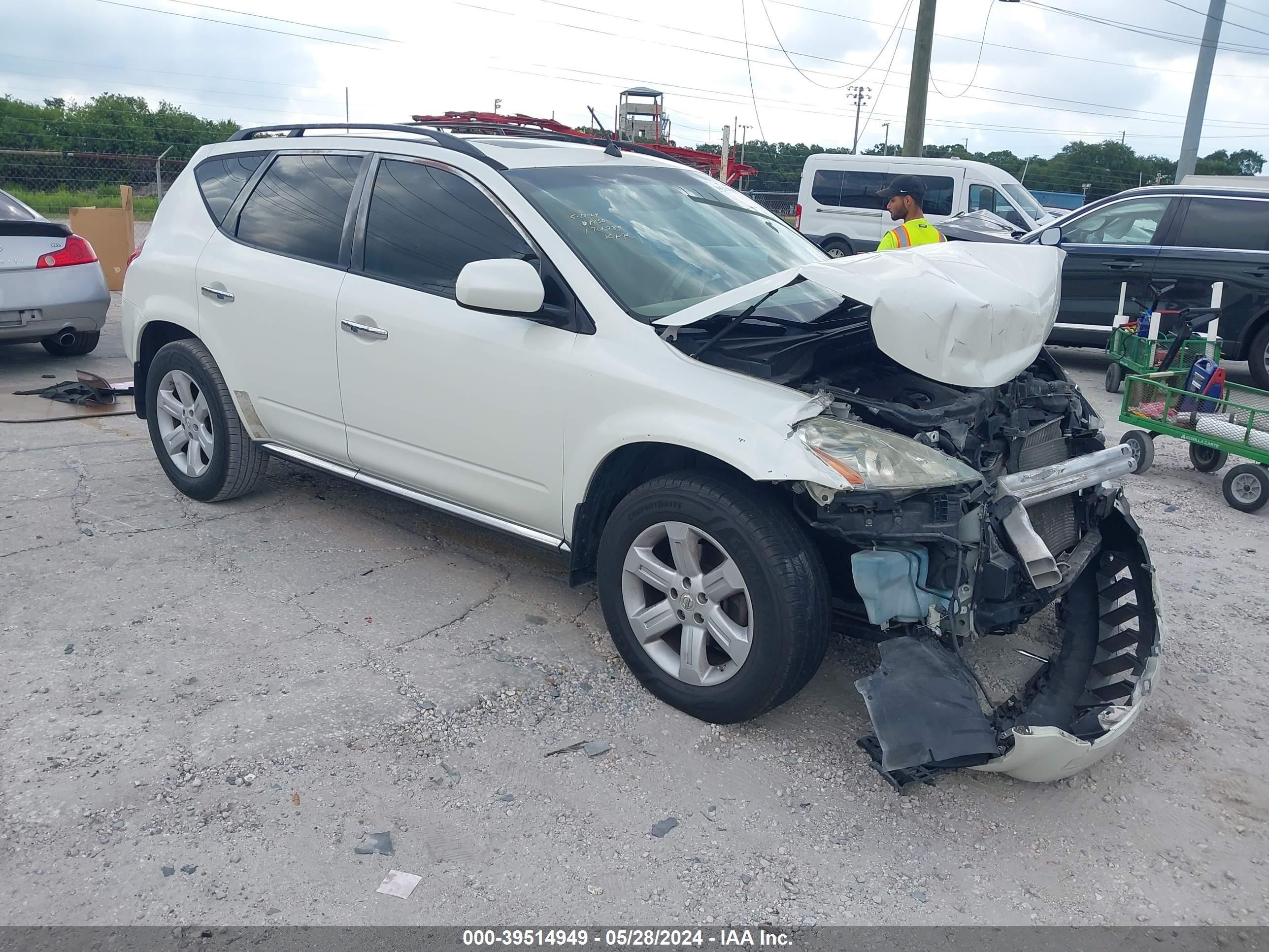 NISSAN MURANO 2007 jn8az08t57w510025