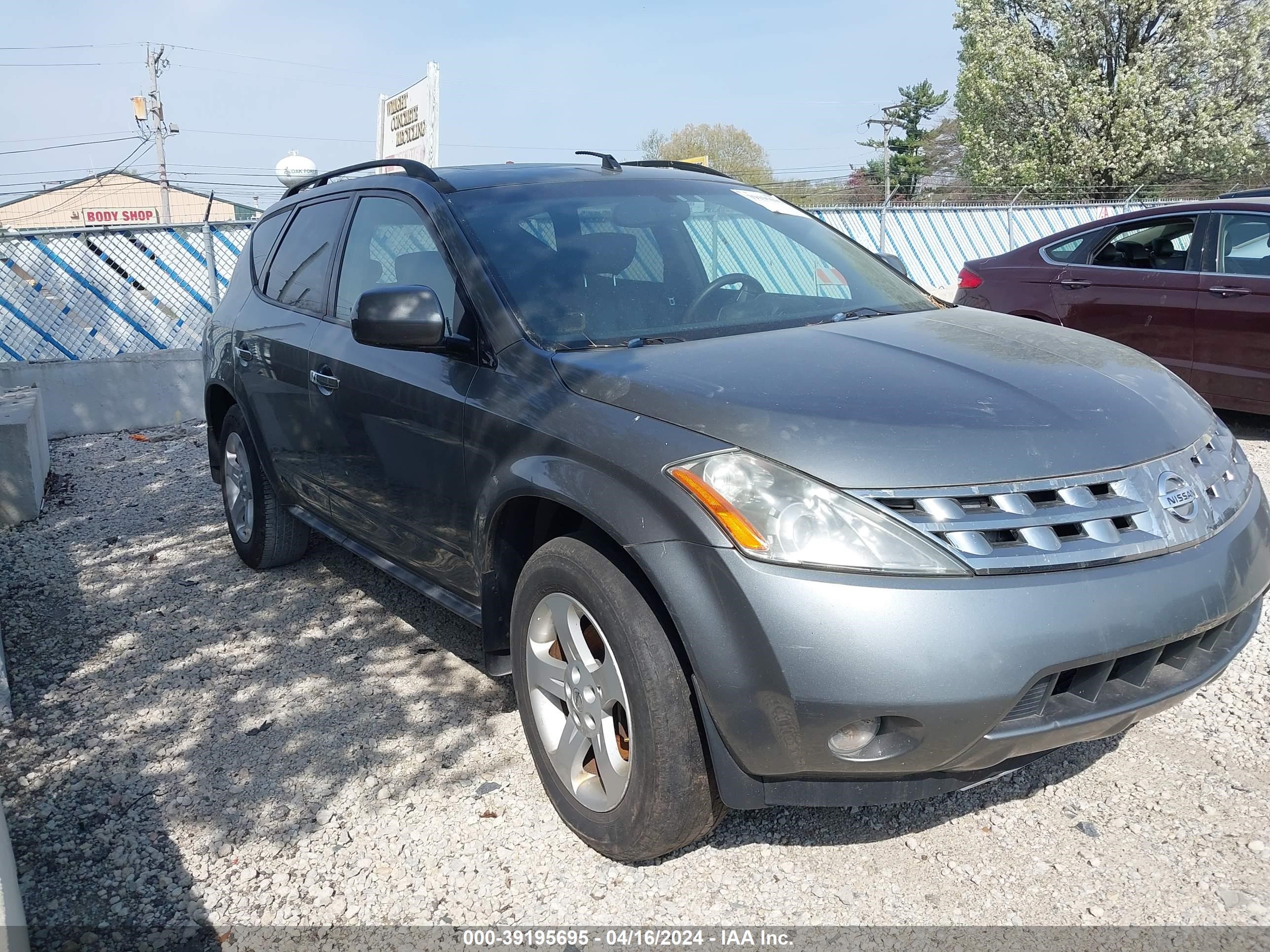 NISSAN MURANO 2005 jn8az08t65w321137