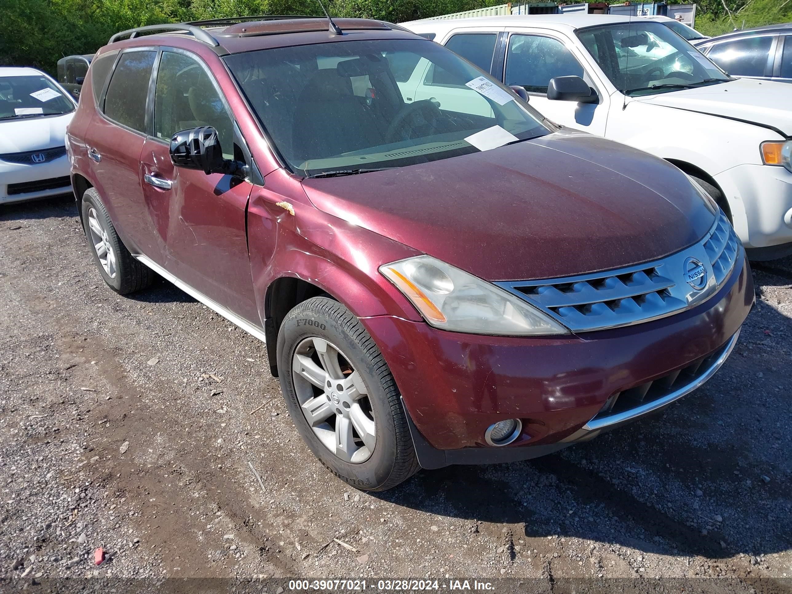 NISSAN MURANO 2006 jn8az08t66w421692