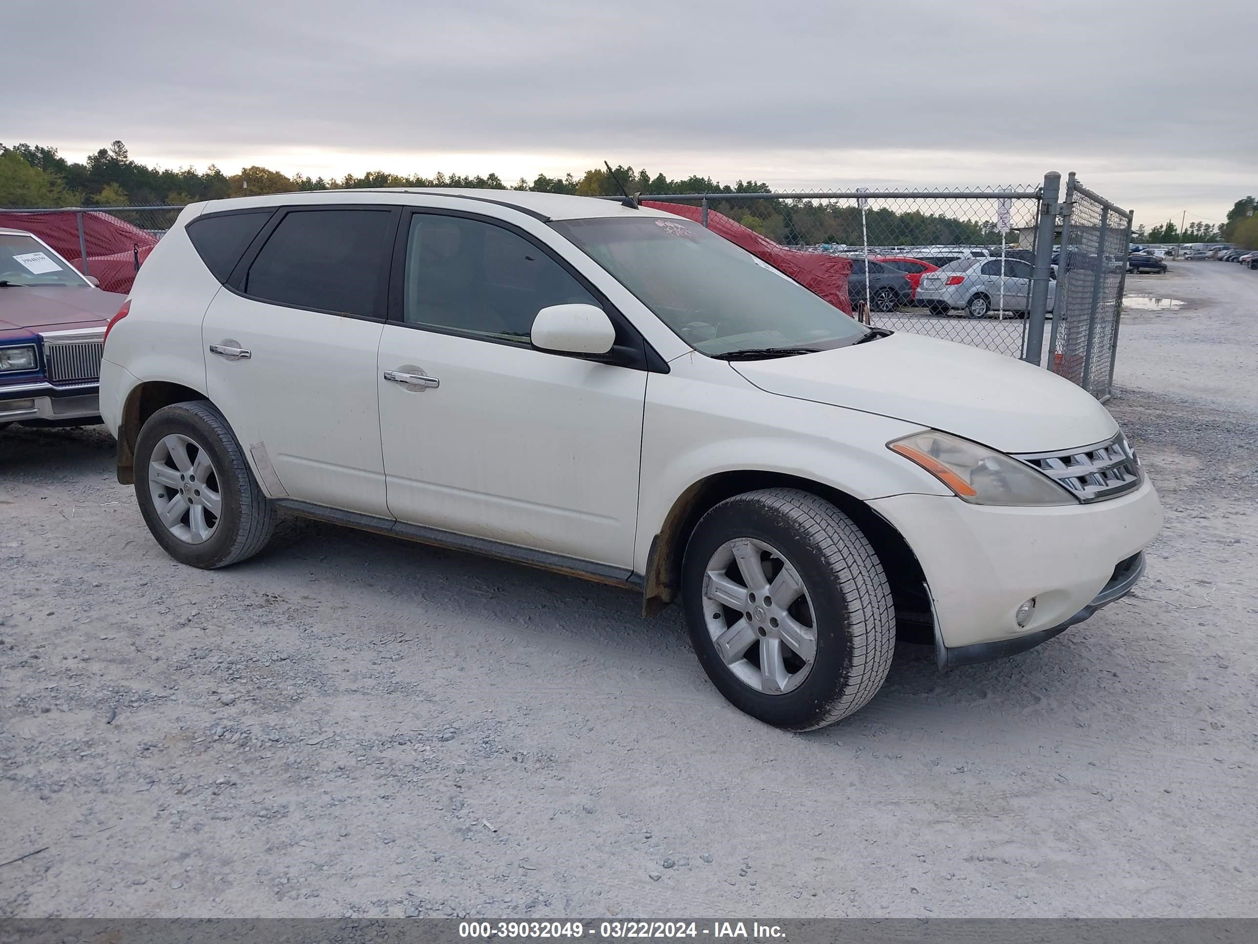 NISSAN MURANO 2007 jn8az08t67w527092