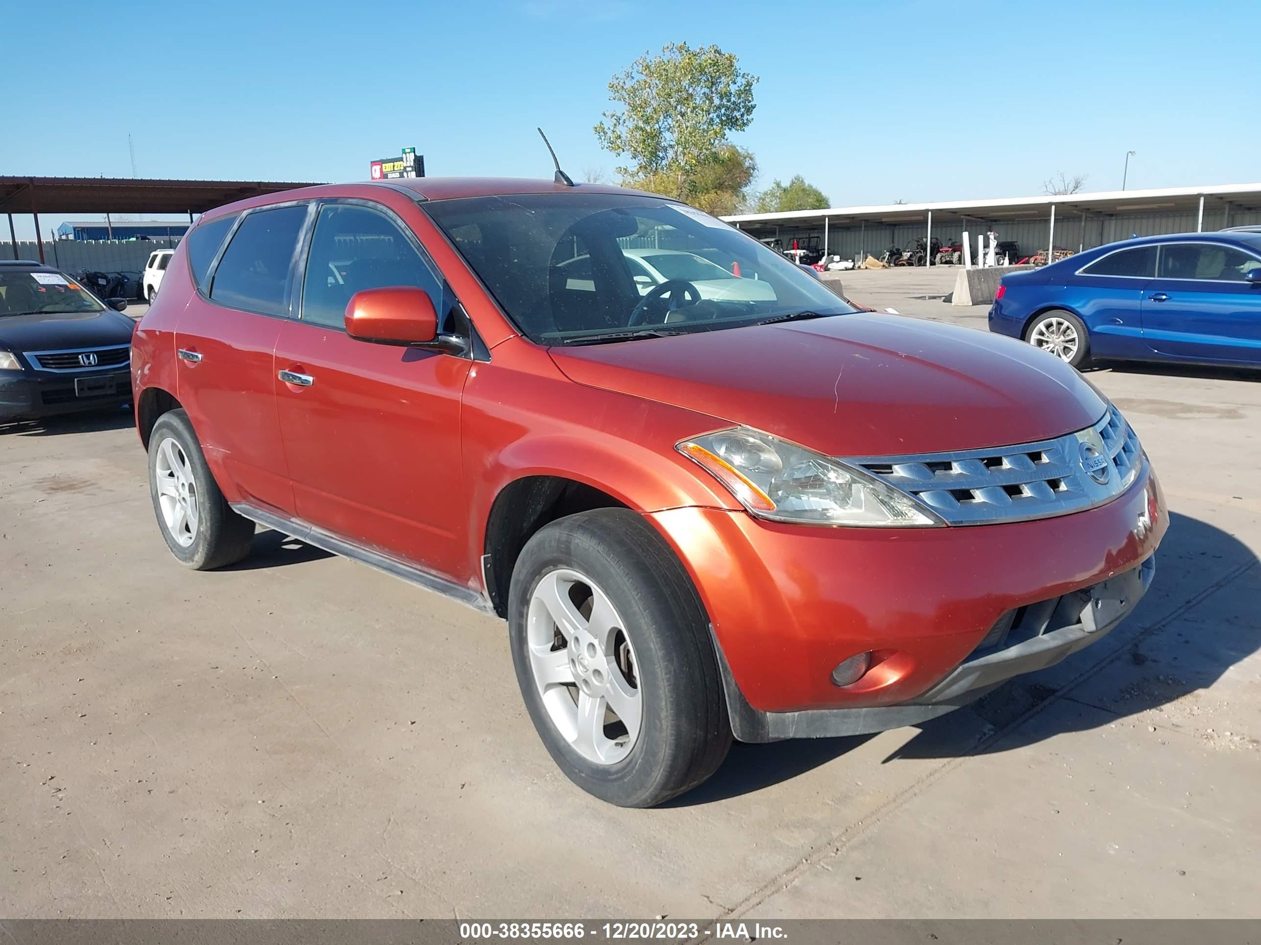 NISSAN MURANO 2005 jn8az08t75w311278