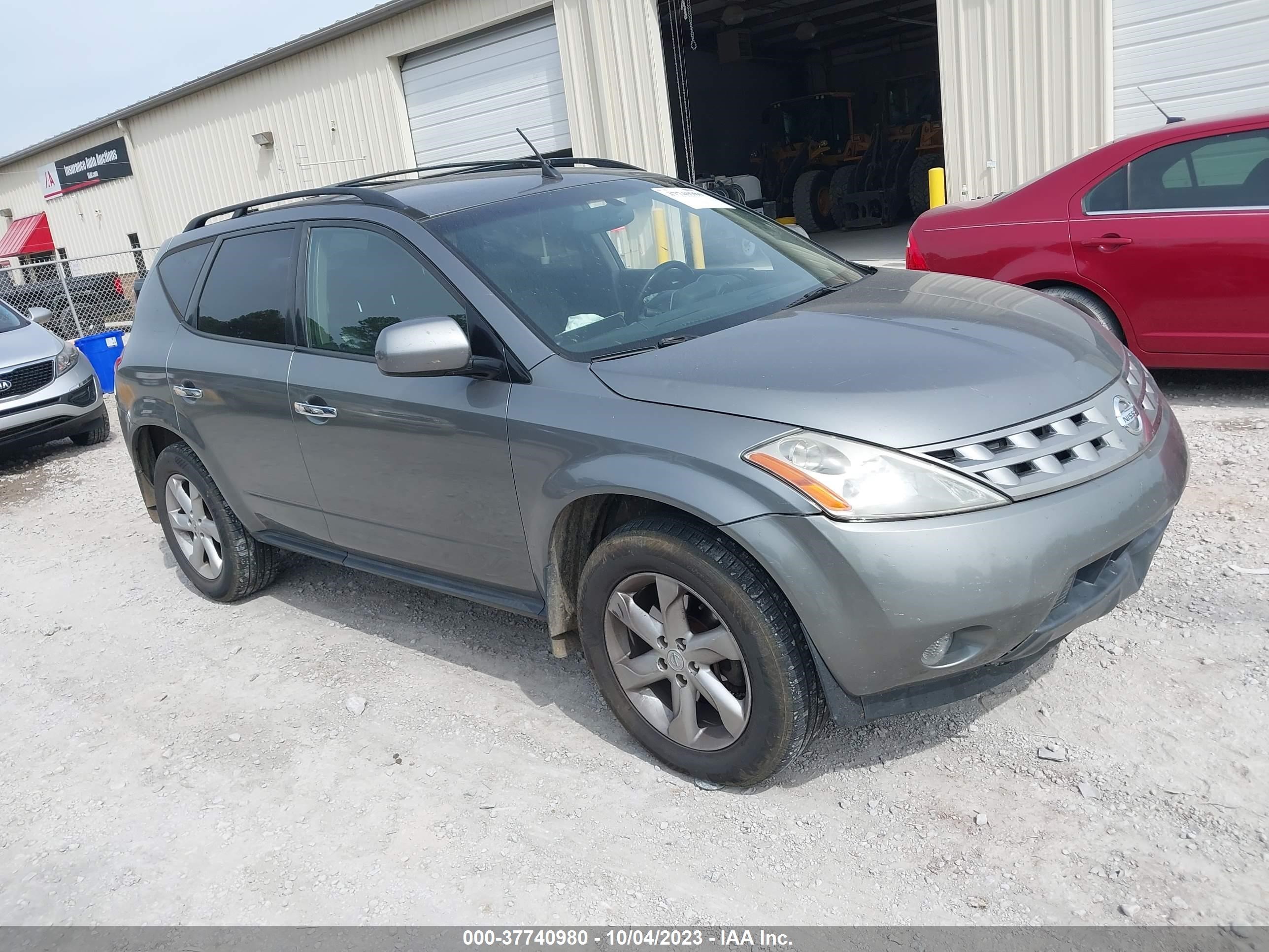 NISSAN MURANO 2005 jn8az08t75w316318