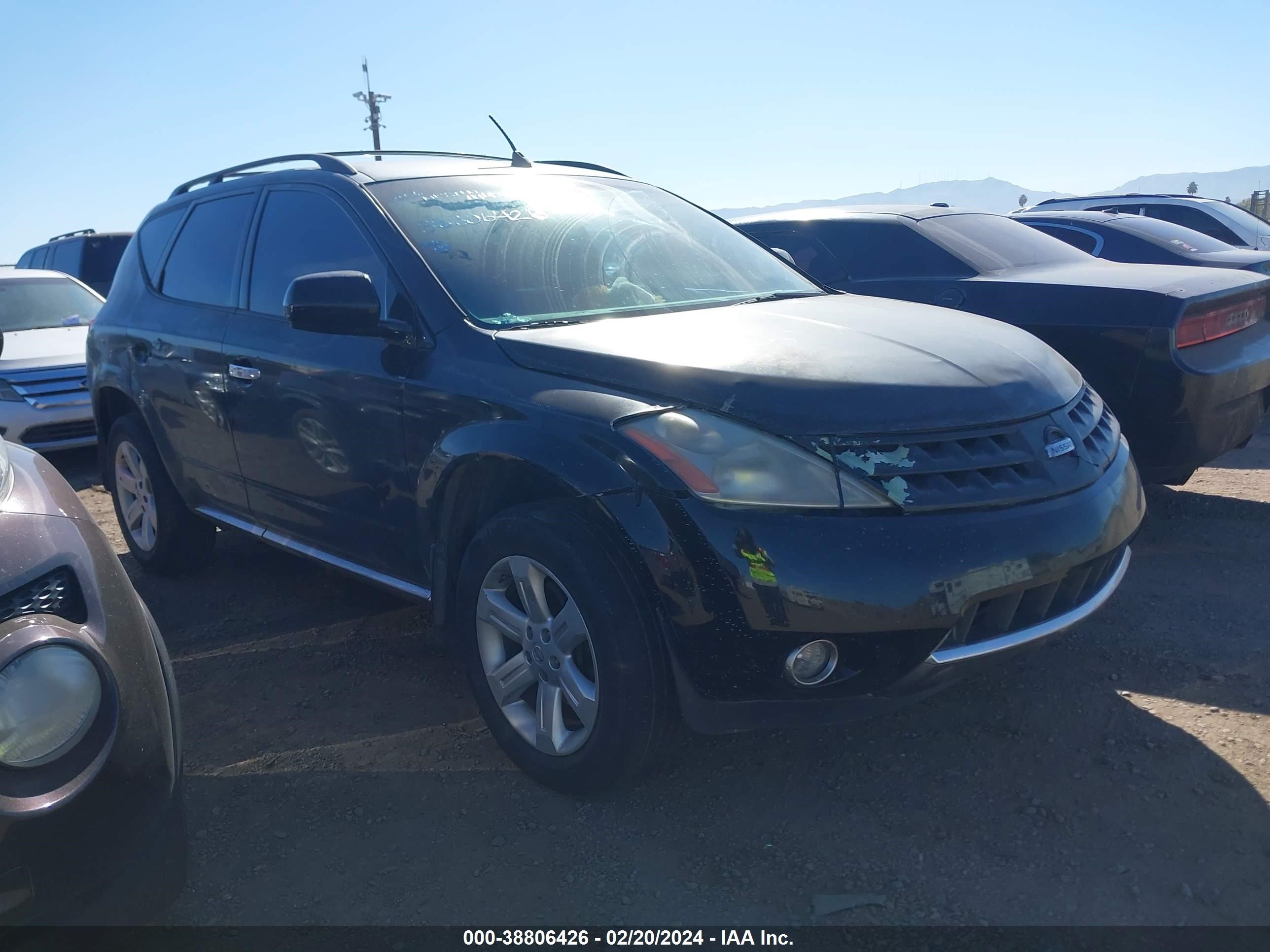 NISSAN MURANO 2006 jn8az08t76w407025