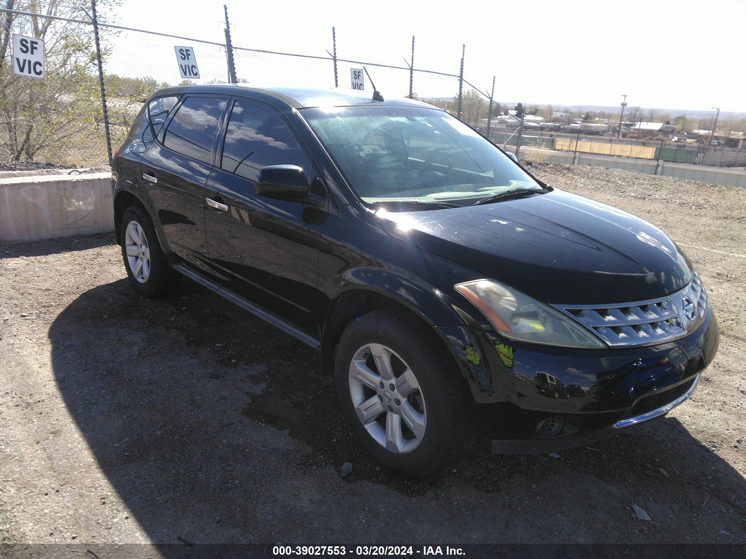 NISSAN MURANO 2006 jn8az08t76w419062