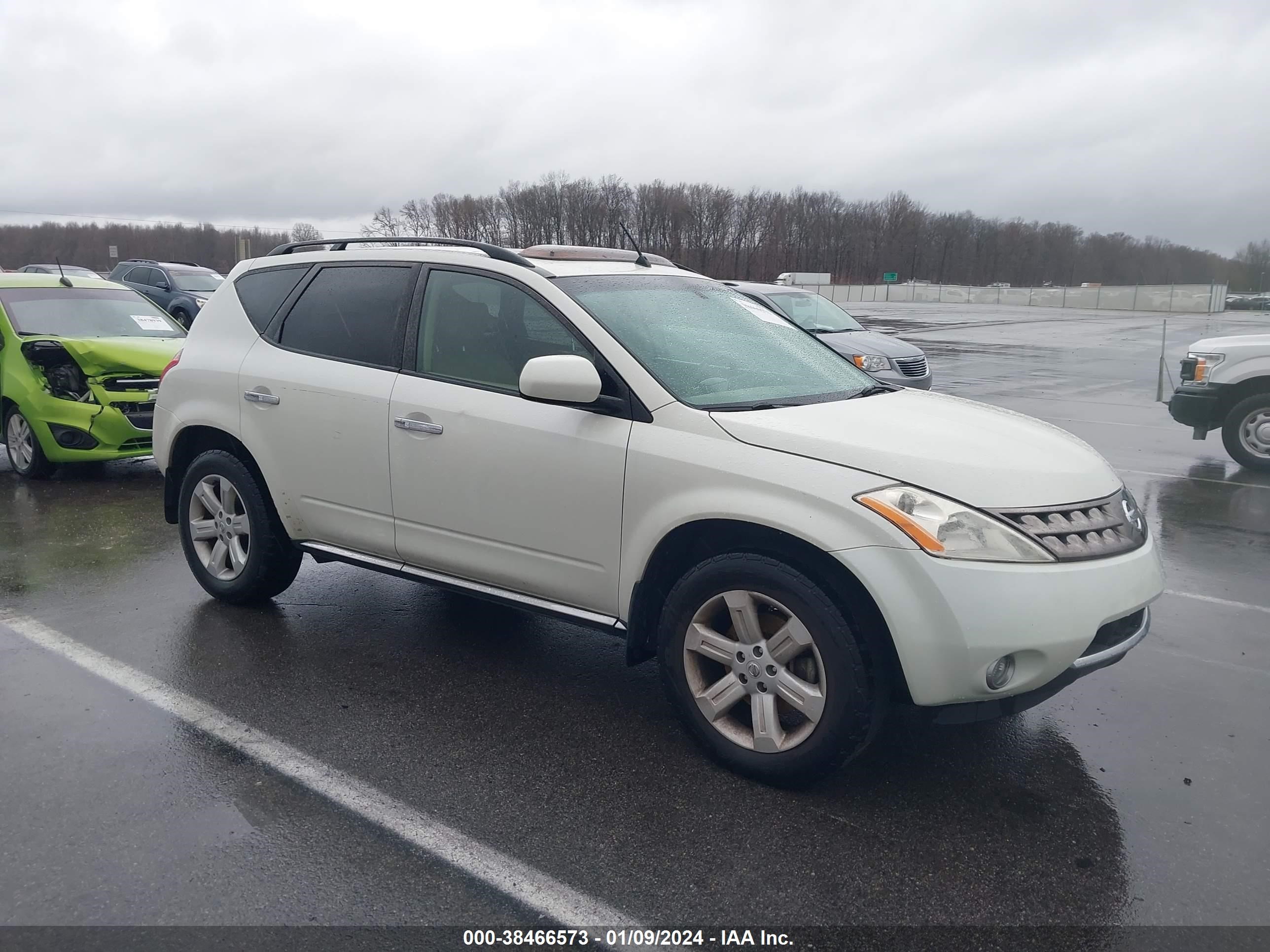 NISSAN MURANO 2007 jn8az08t77w501990