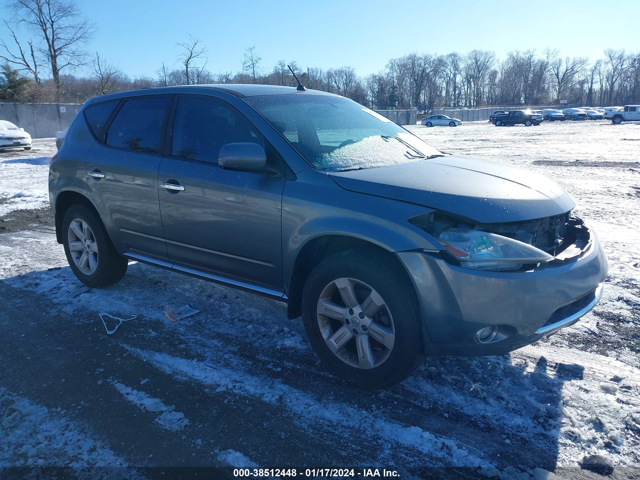 NISSAN MURANO 2007 jn8az08t77w524041