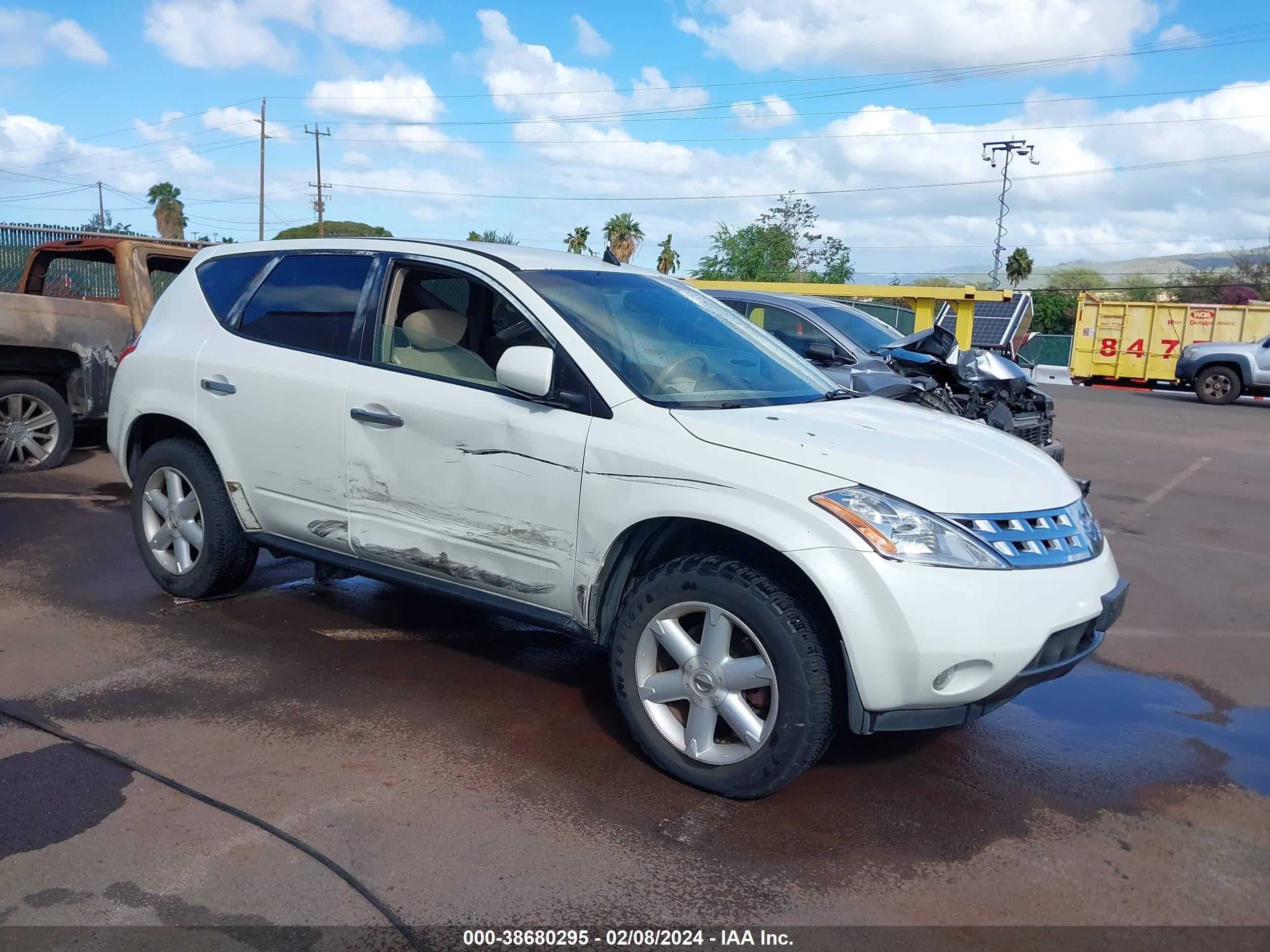 NISSAN MURANO 2003 jn8az08t83w106078