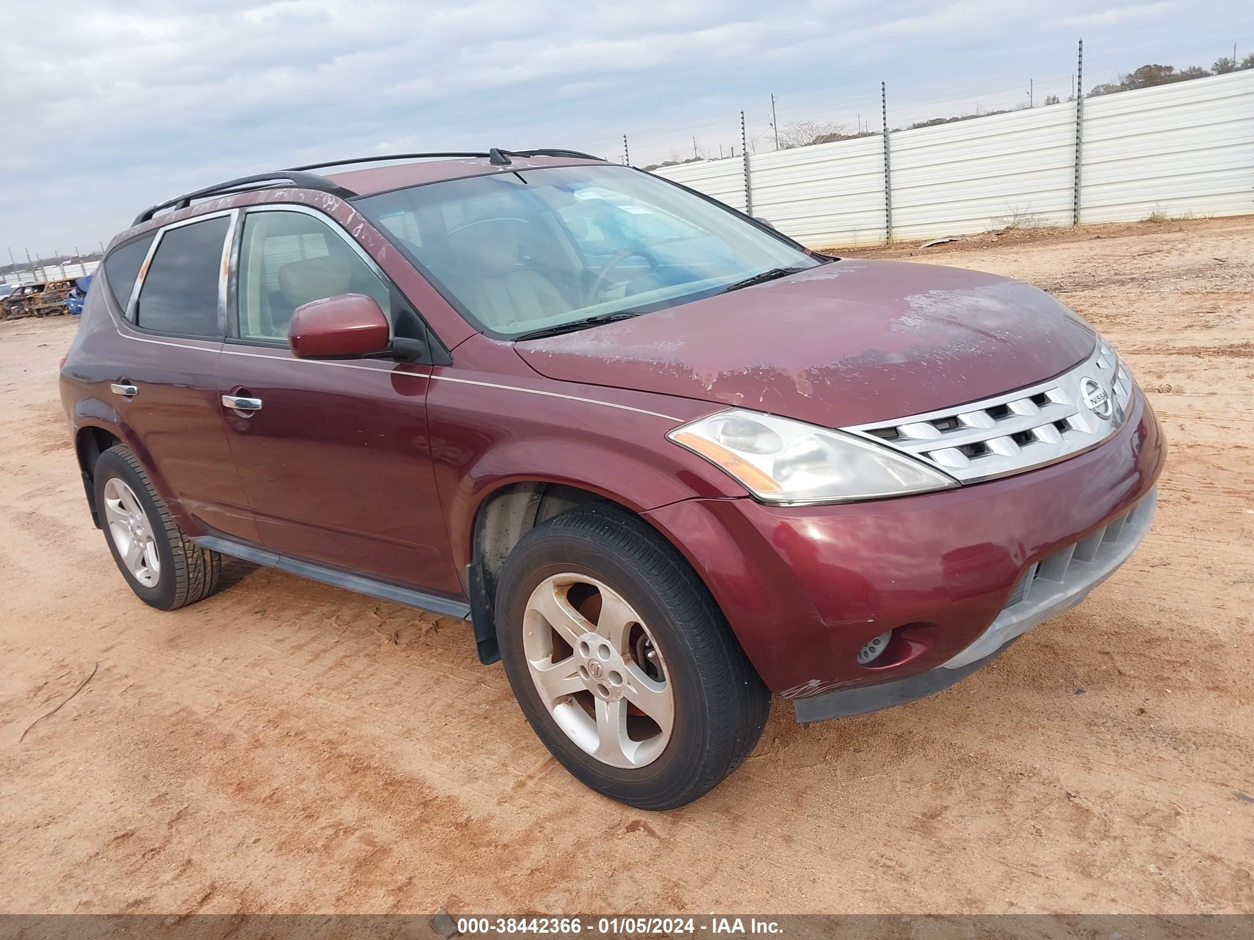 NISSAN MURANO 2005 jn8az08t85w305456