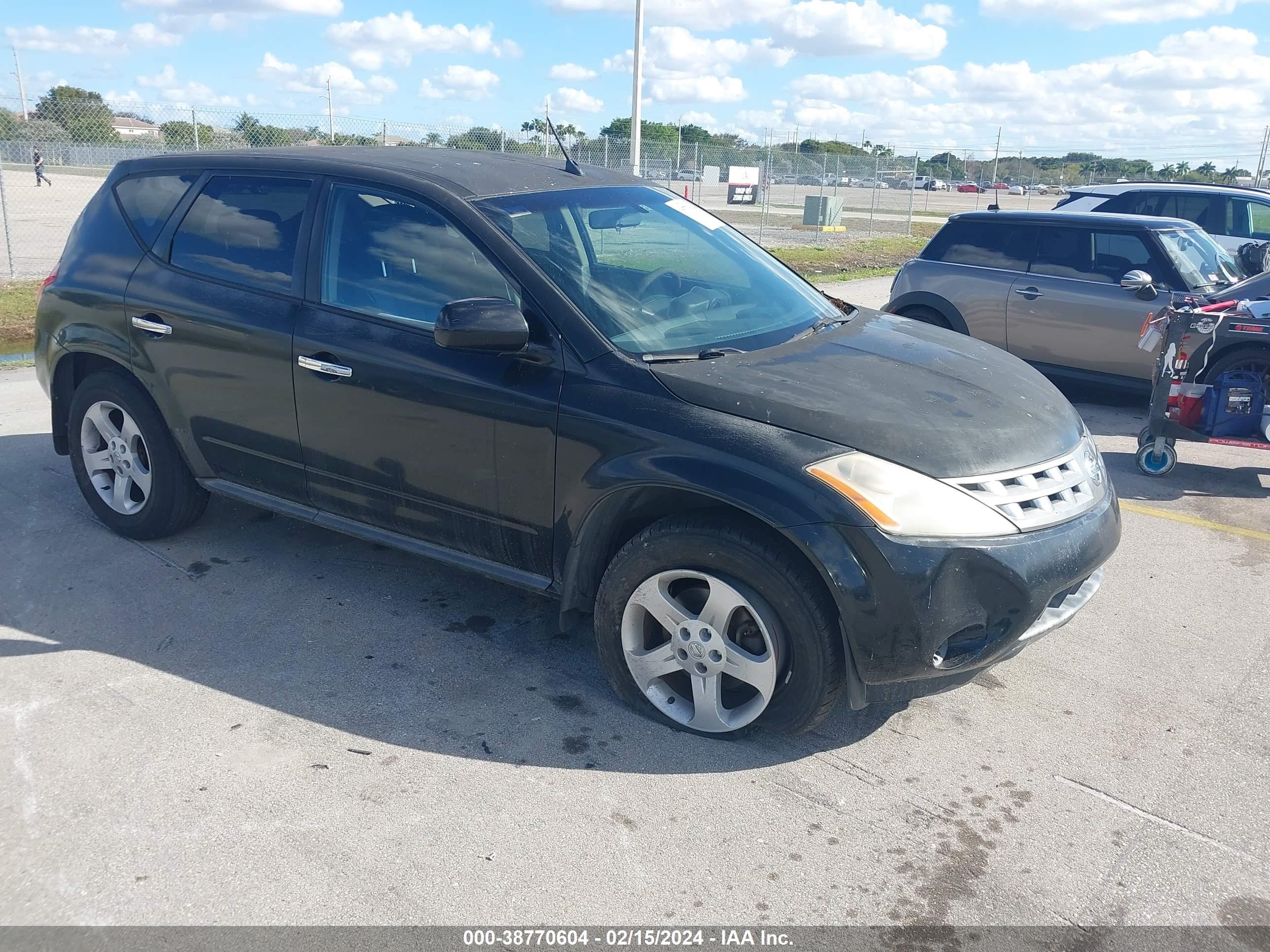 NISSAN MURANO 2005 jn8az08t85w318241