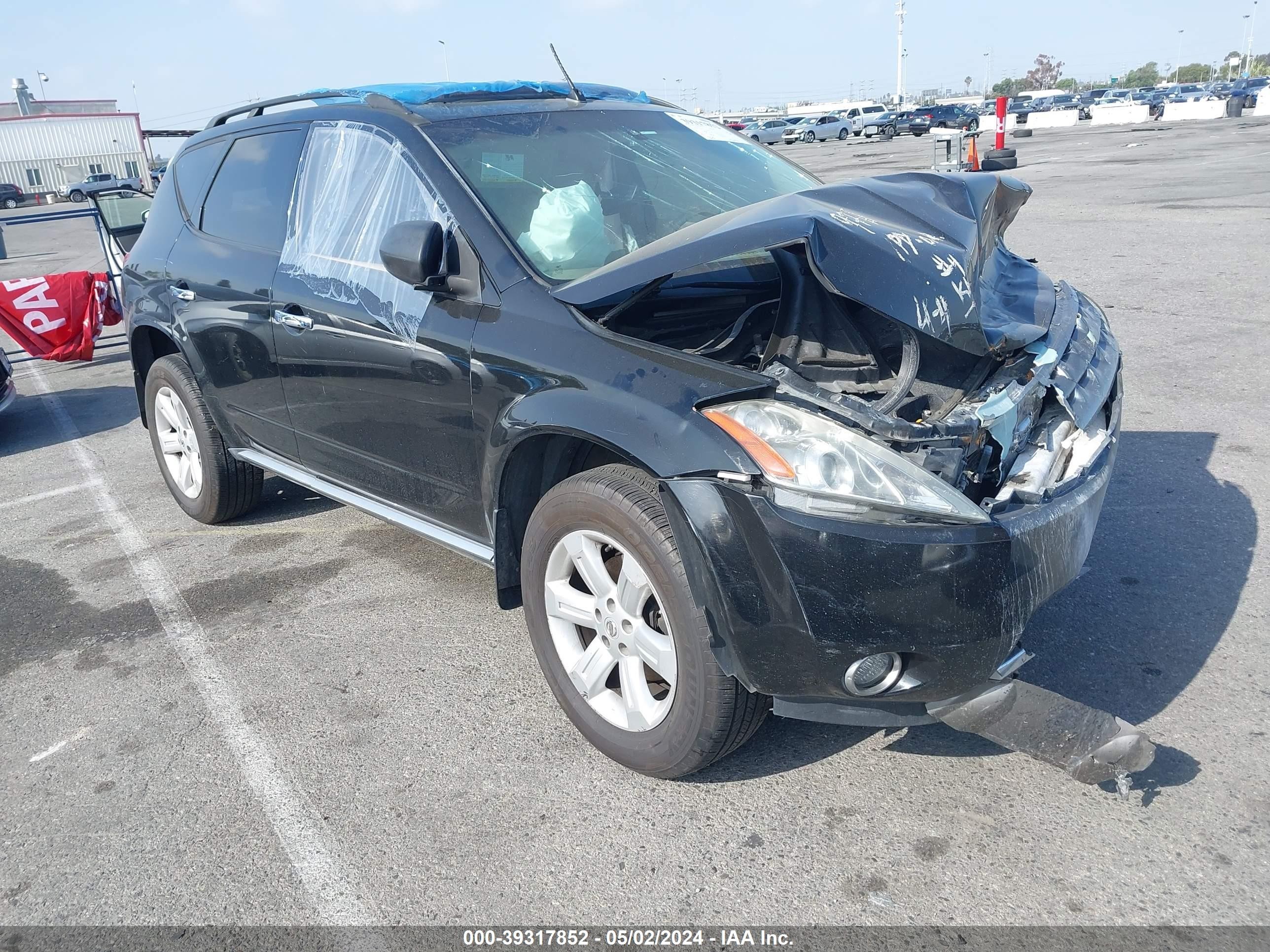 NISSAN MURANO 2007 jn8az08t87w526588