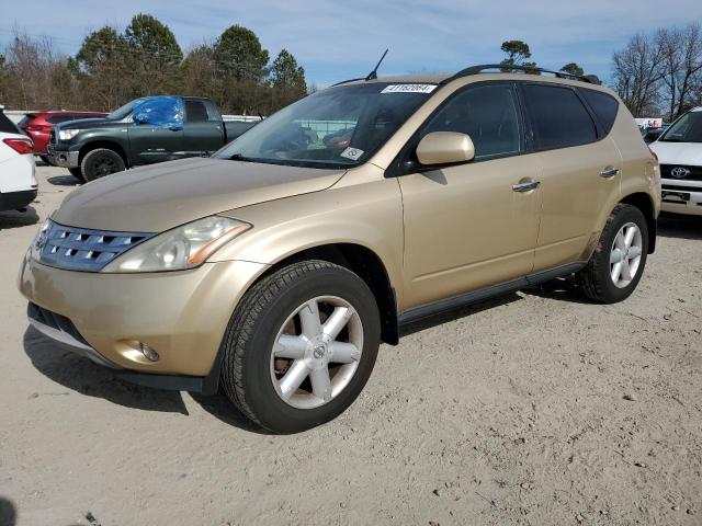 NISSAN MURANO 2004 jn8az08t94w208362