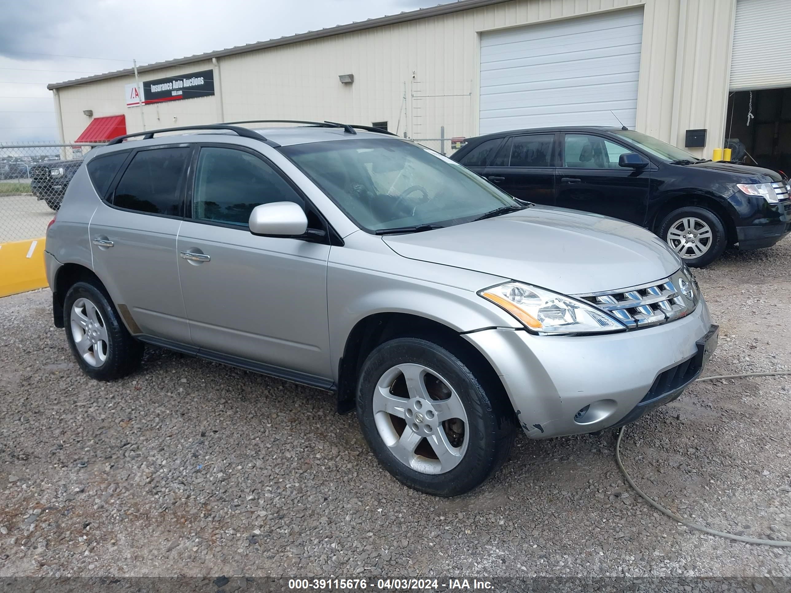 NISSAN MURANO 2005 jn8az08t95w330124