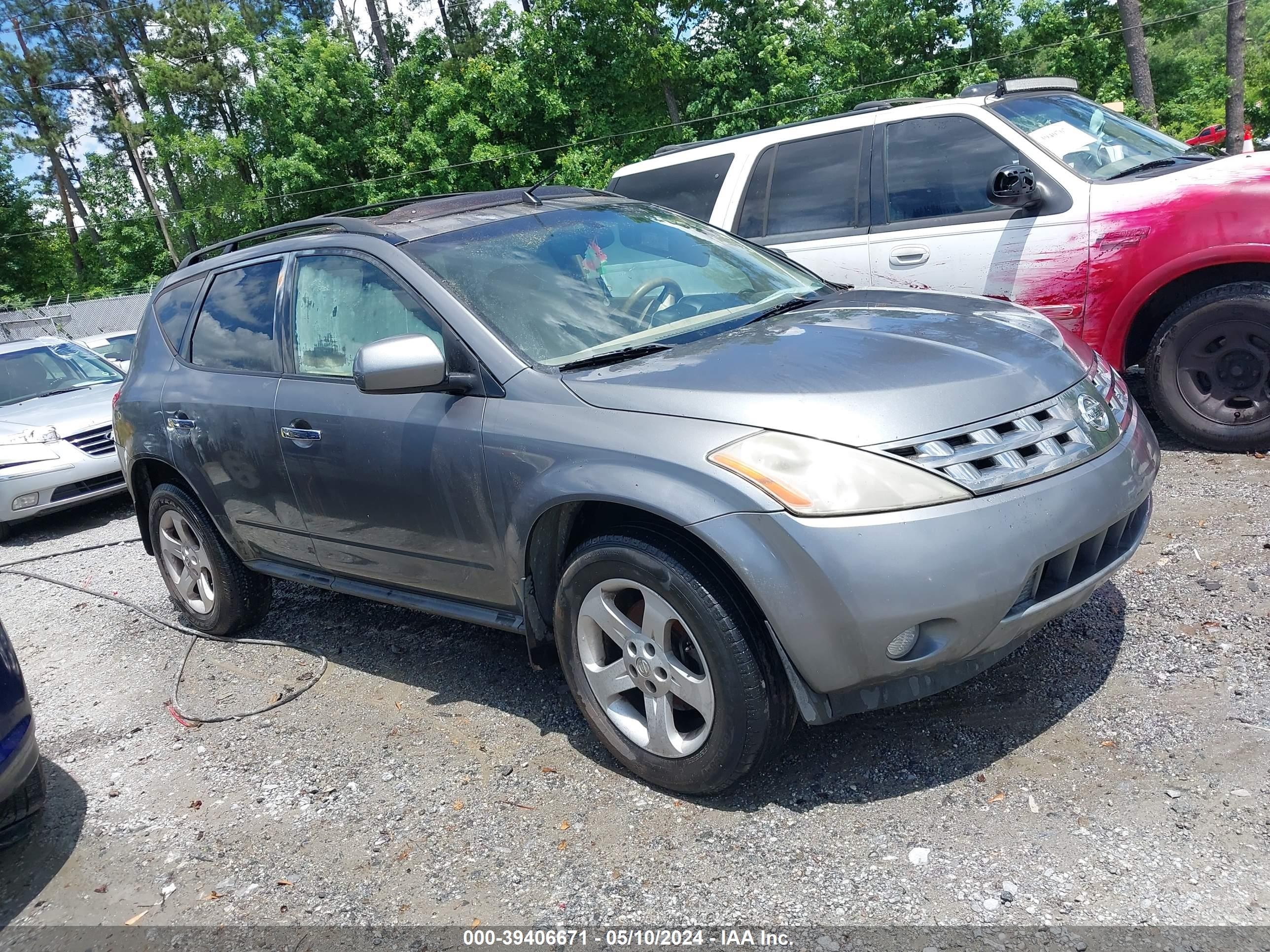 NISSAN MURANO 2005 jn8az08t95w330382