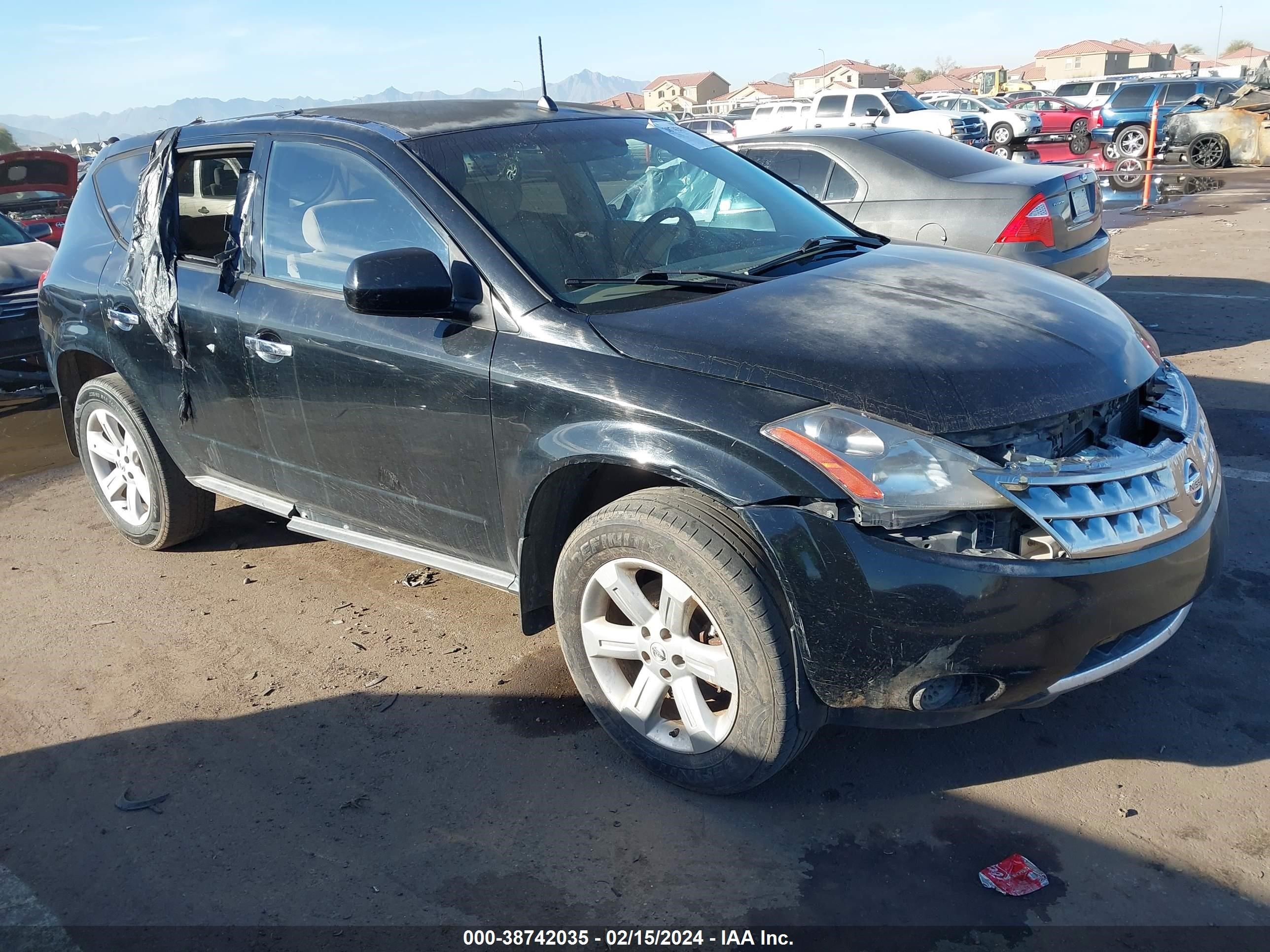 NISSAN MURANO 2007 jn8az08t97w531606