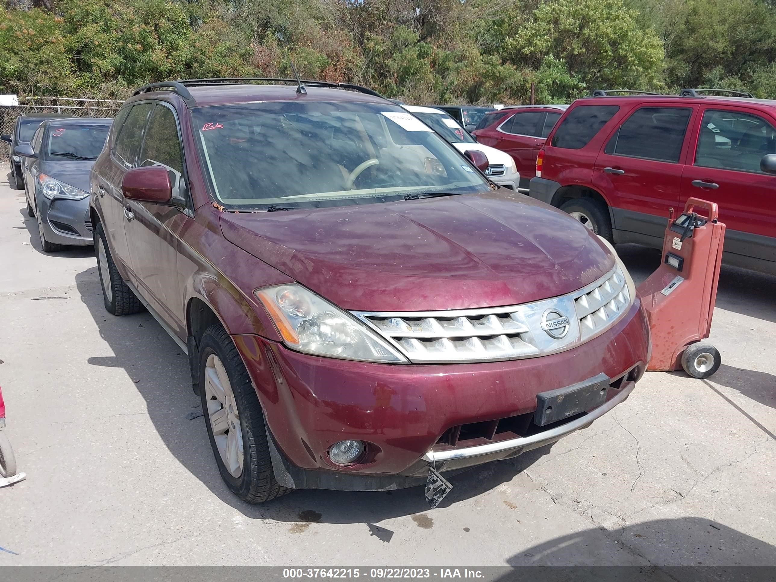 NISSAN MURANO 2007 jn8az08tx7w508075