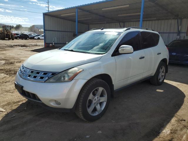 NISSAN MURANO SL 2004 jn8az08w04w309106