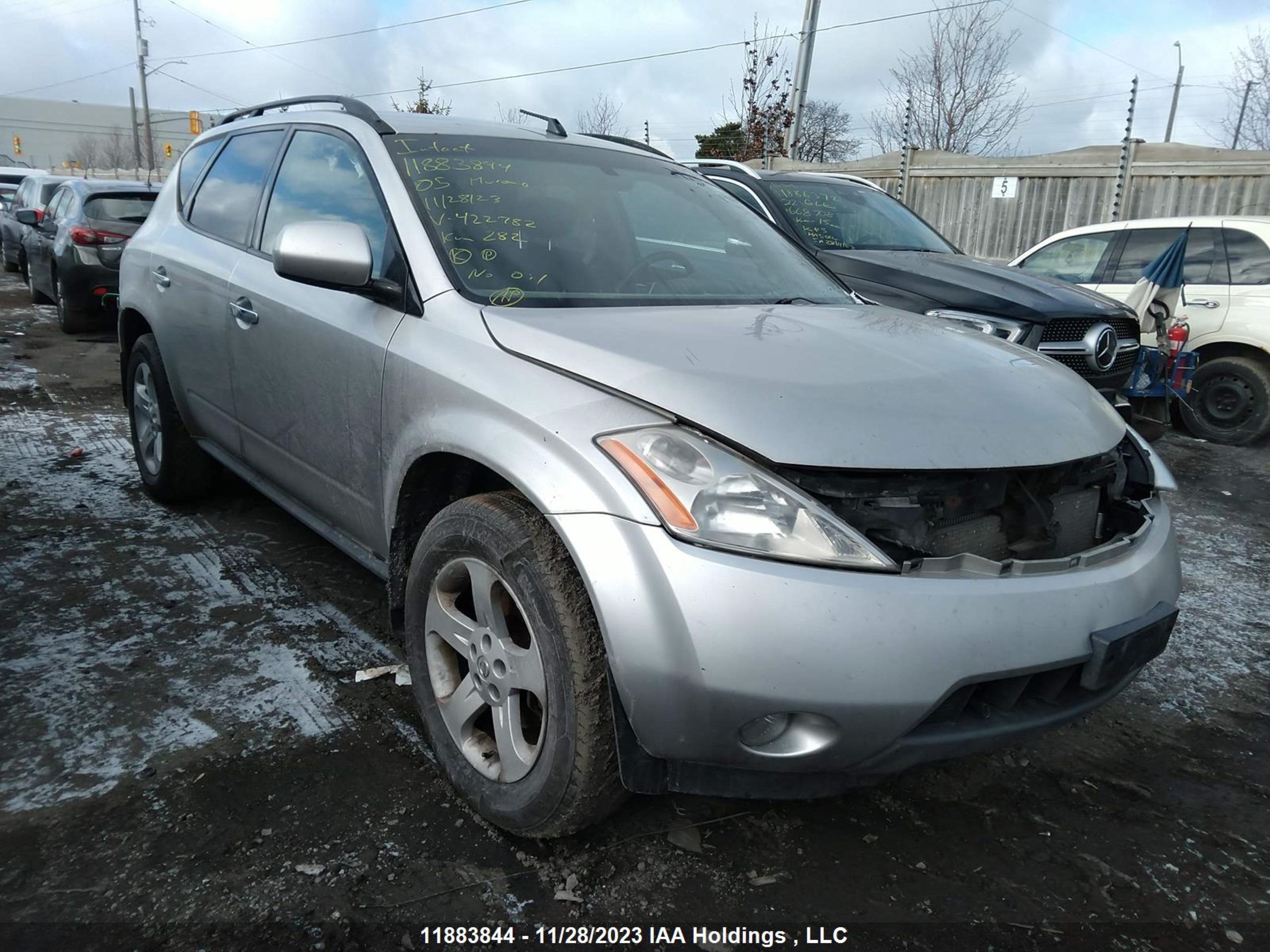 NISSAN MURANO 2005 jn8az08w05w422782