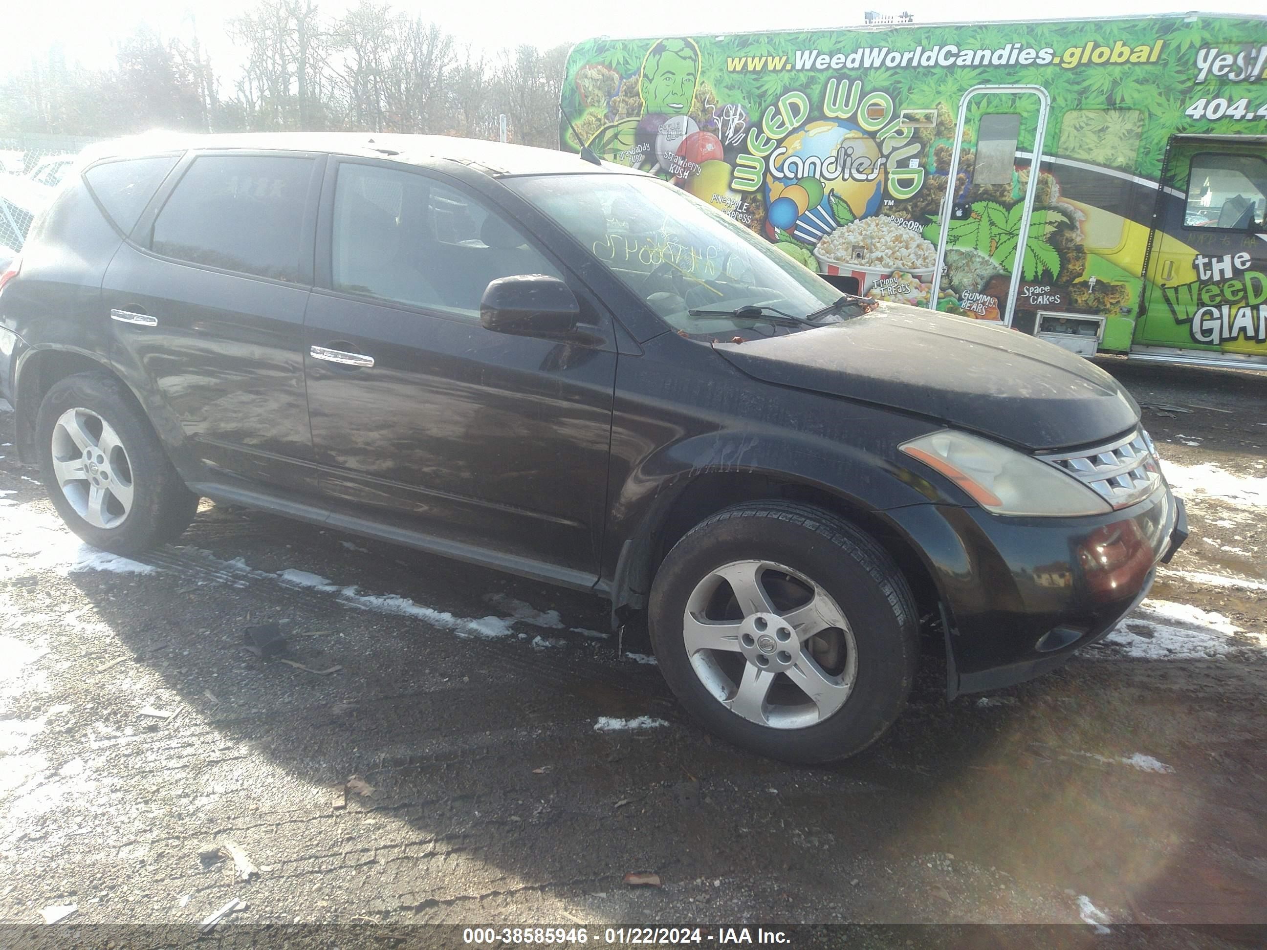 NISSAN MURANO 2005 jn8az08w05w424080