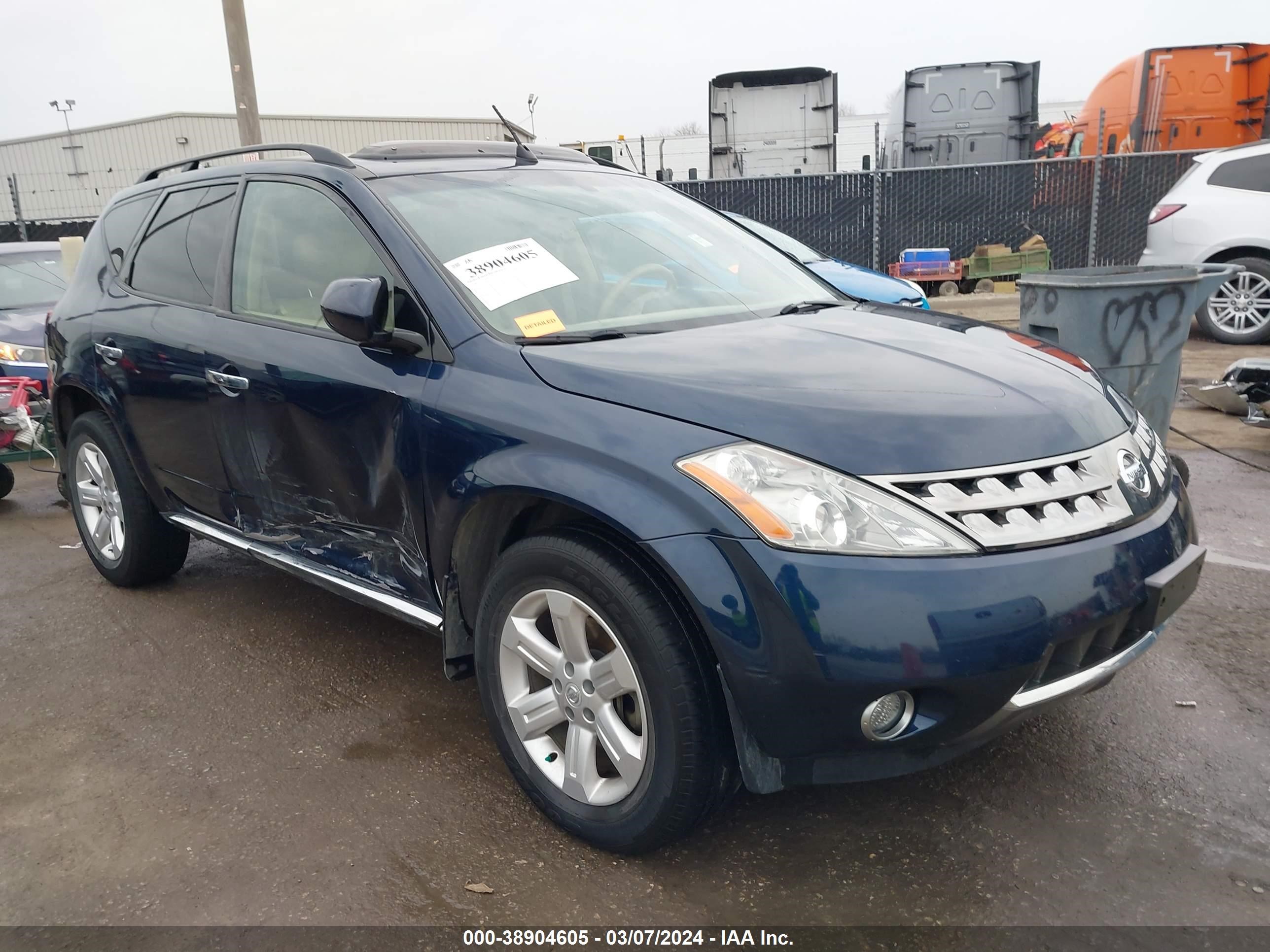 NISSAN MURANO 2006 jn8az08w06w517473