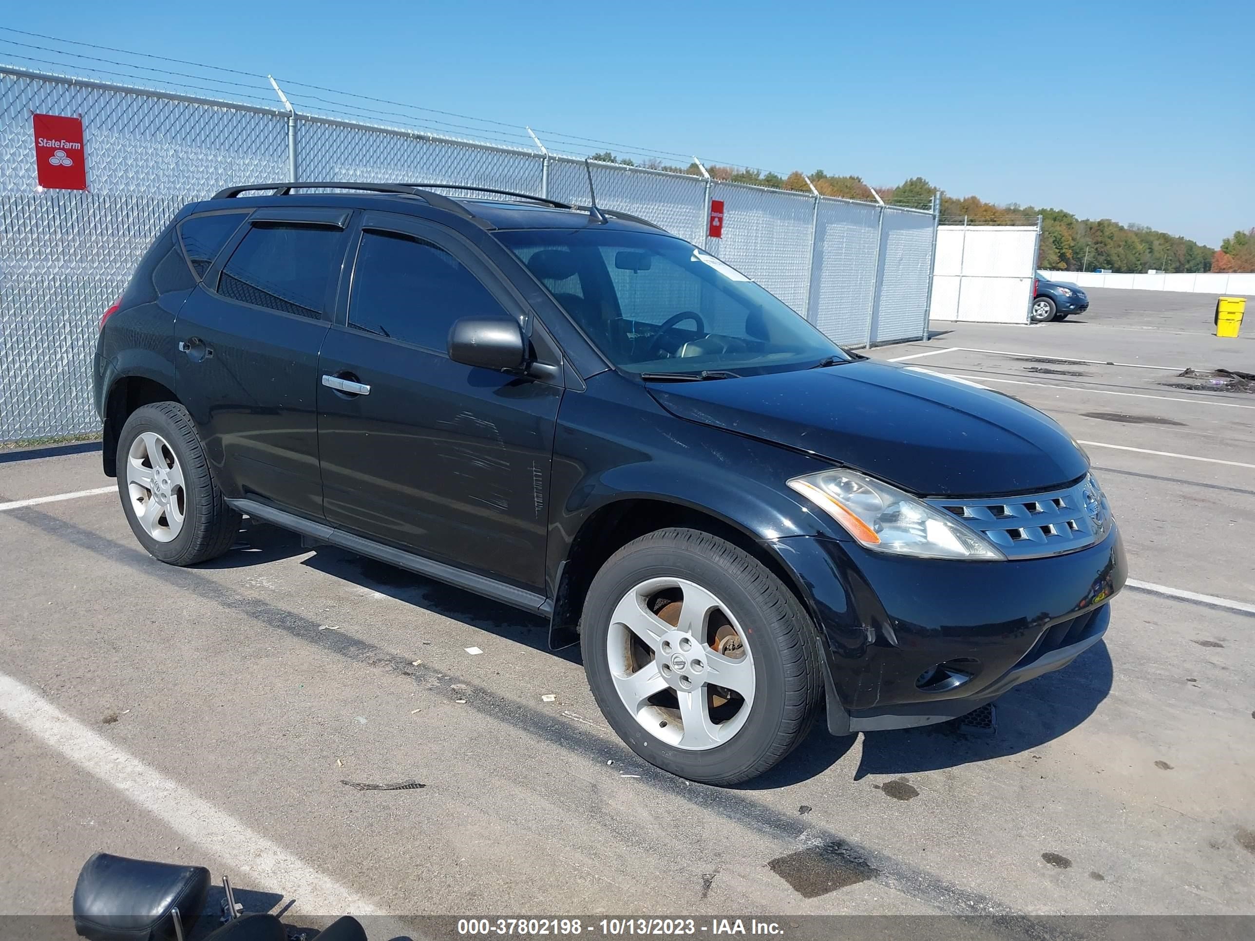 NISSAN MURANO 2005 jn8az08w15w402363