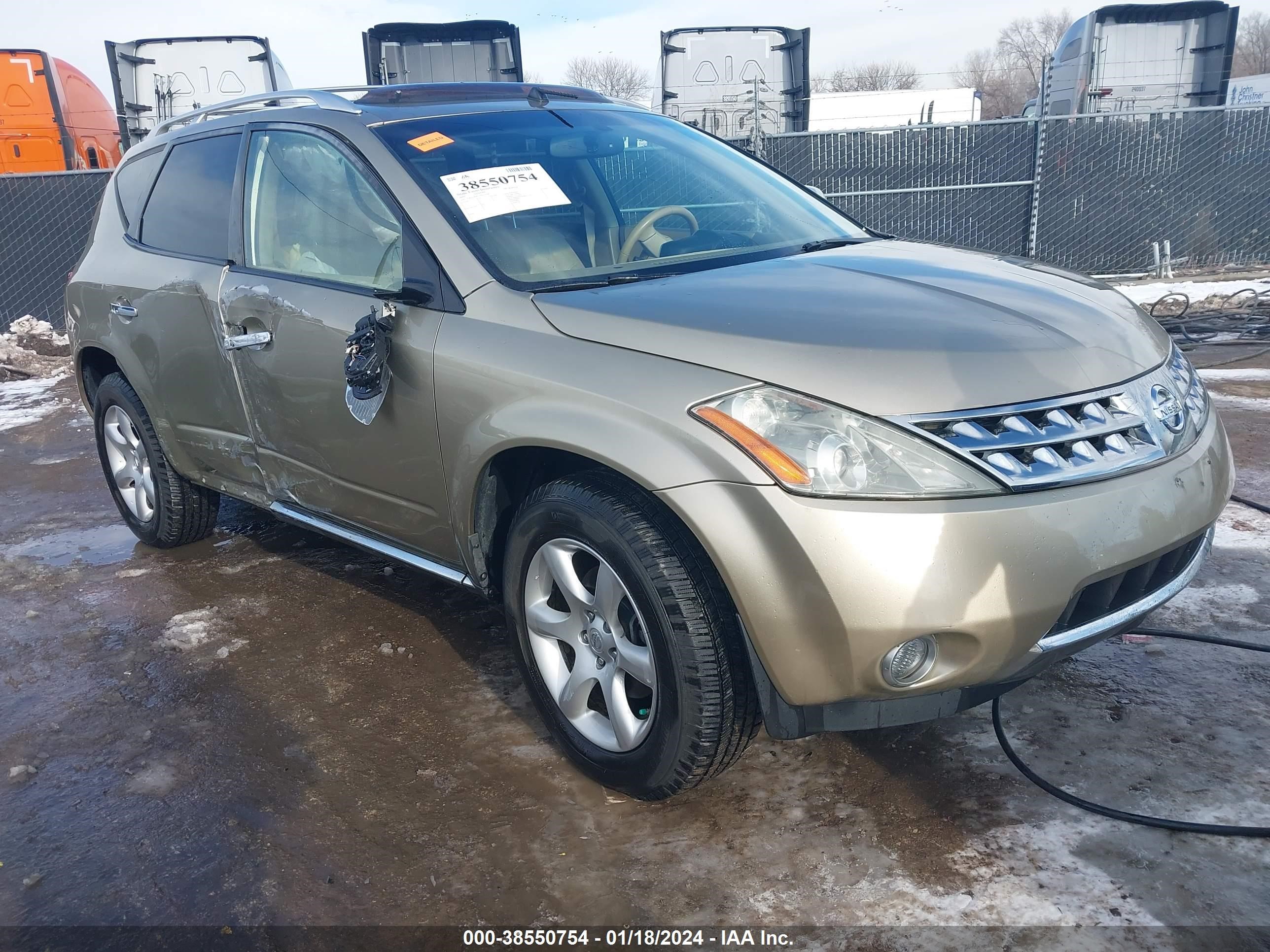 NISSAN MURANO 2007 jn8az08w17w617194