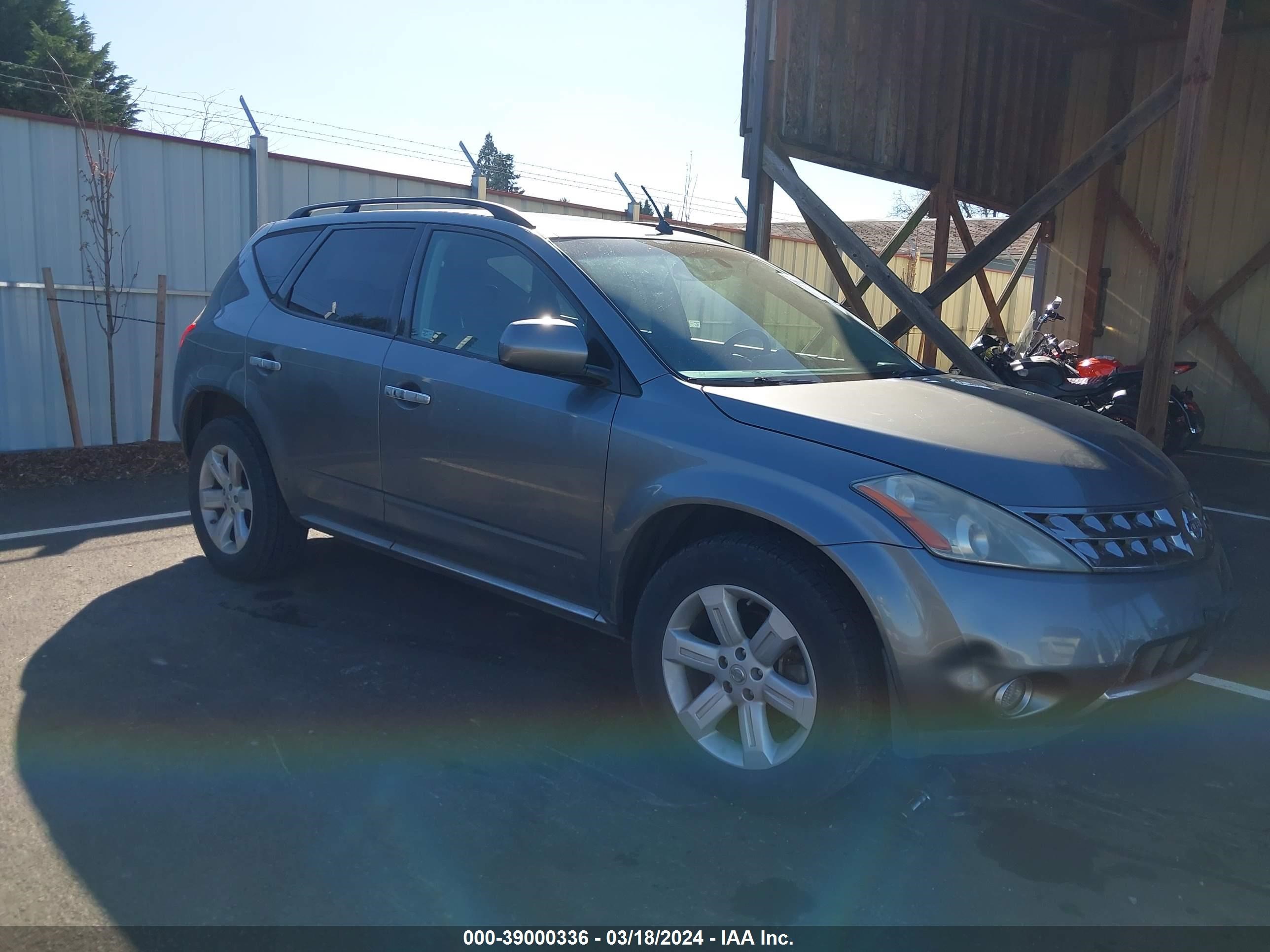 NISSAN MURANO 2007 jn8az08w17w620886